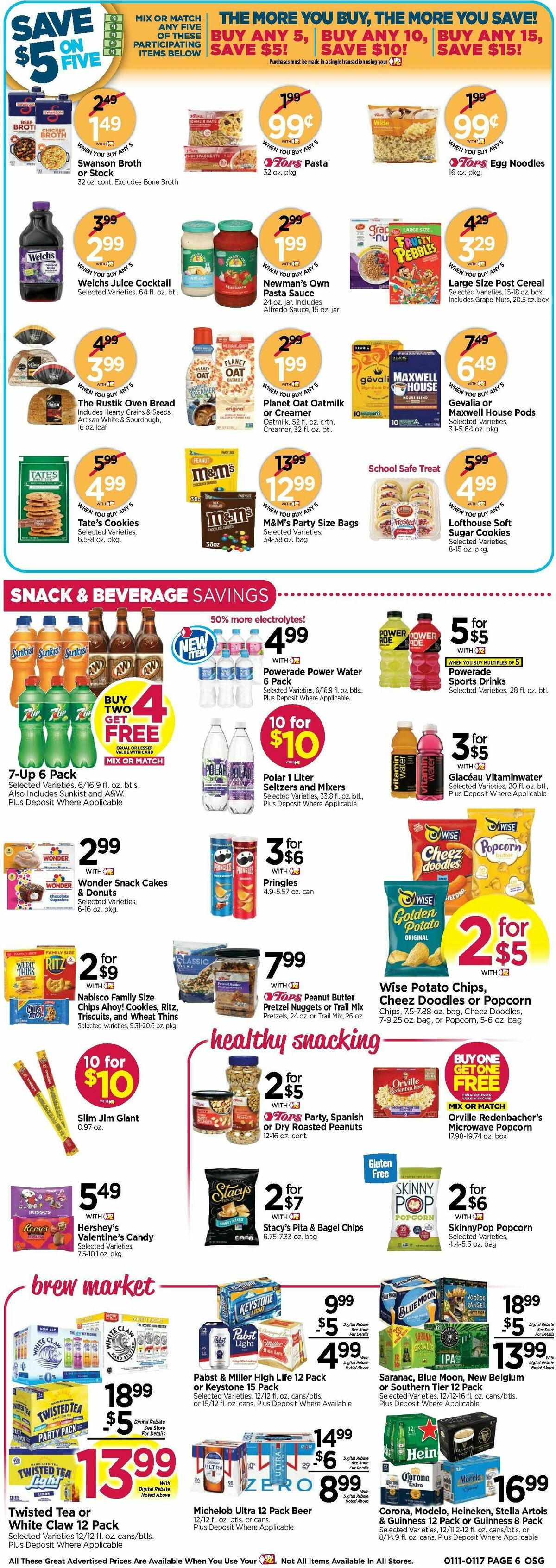 Tops Friendly Markets Weekly Ad from January 11