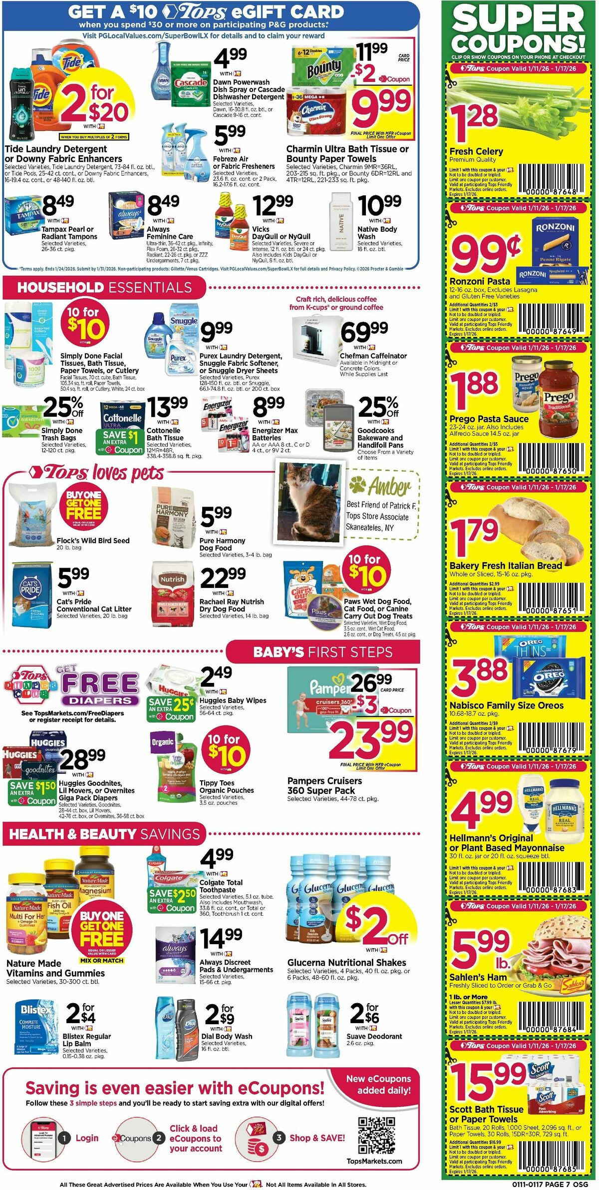 Tops Friendly Markets Weekly Ad from January 11