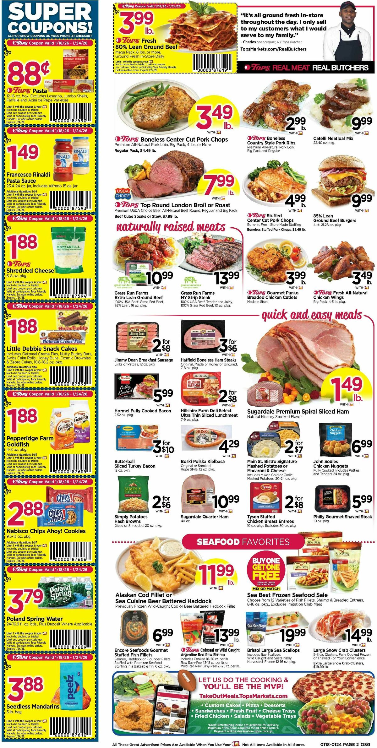 Tops Friendly Markets Weekly Ad from January 18
