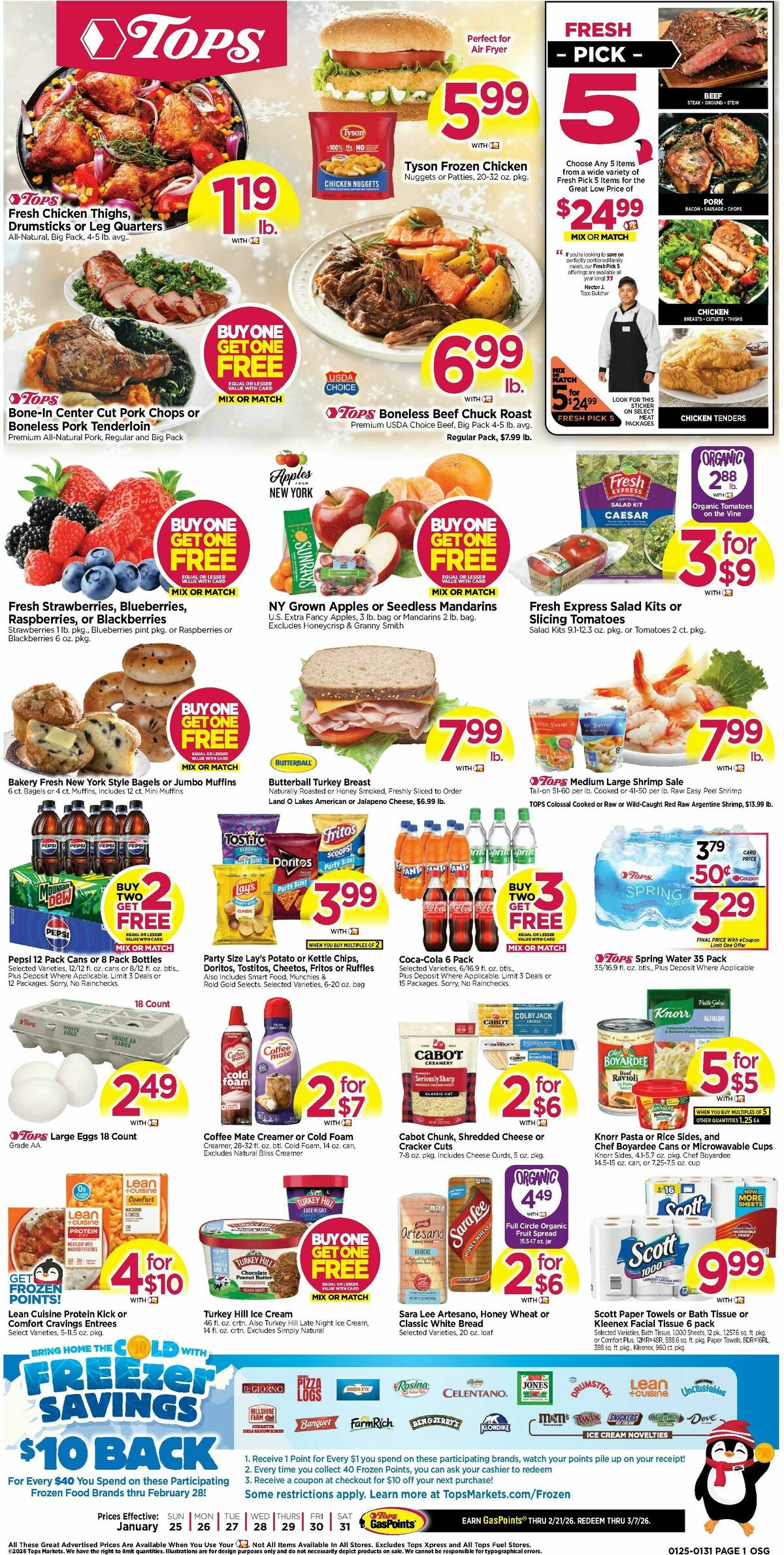 Tops Friendly Markets Weekly Ad from January 25