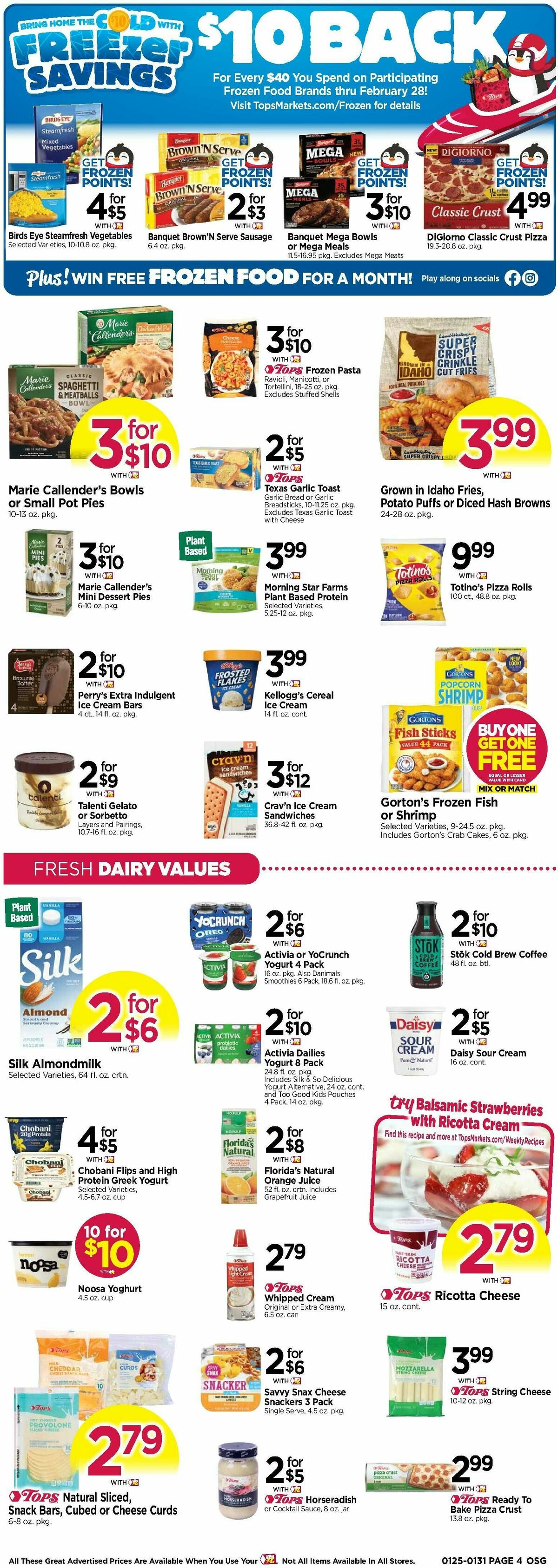 Tops Friendly Markets Weekly Ad from January 25