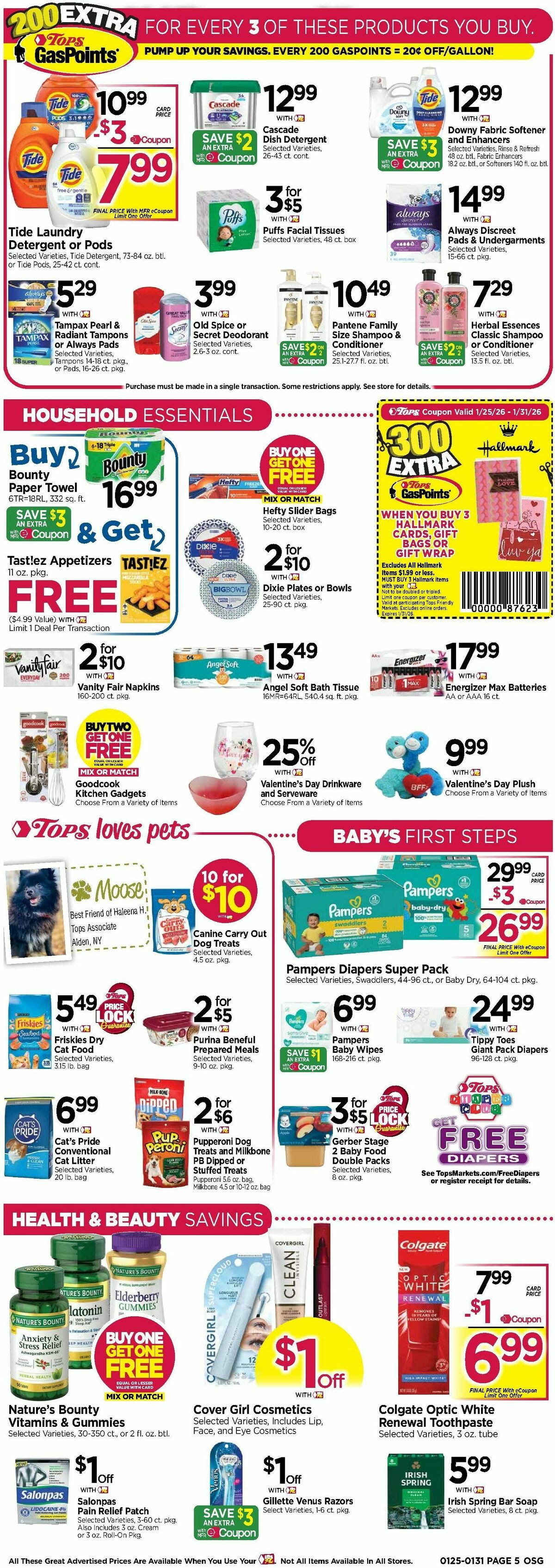 Tops Friendly Markets Weekly Ad from January 25