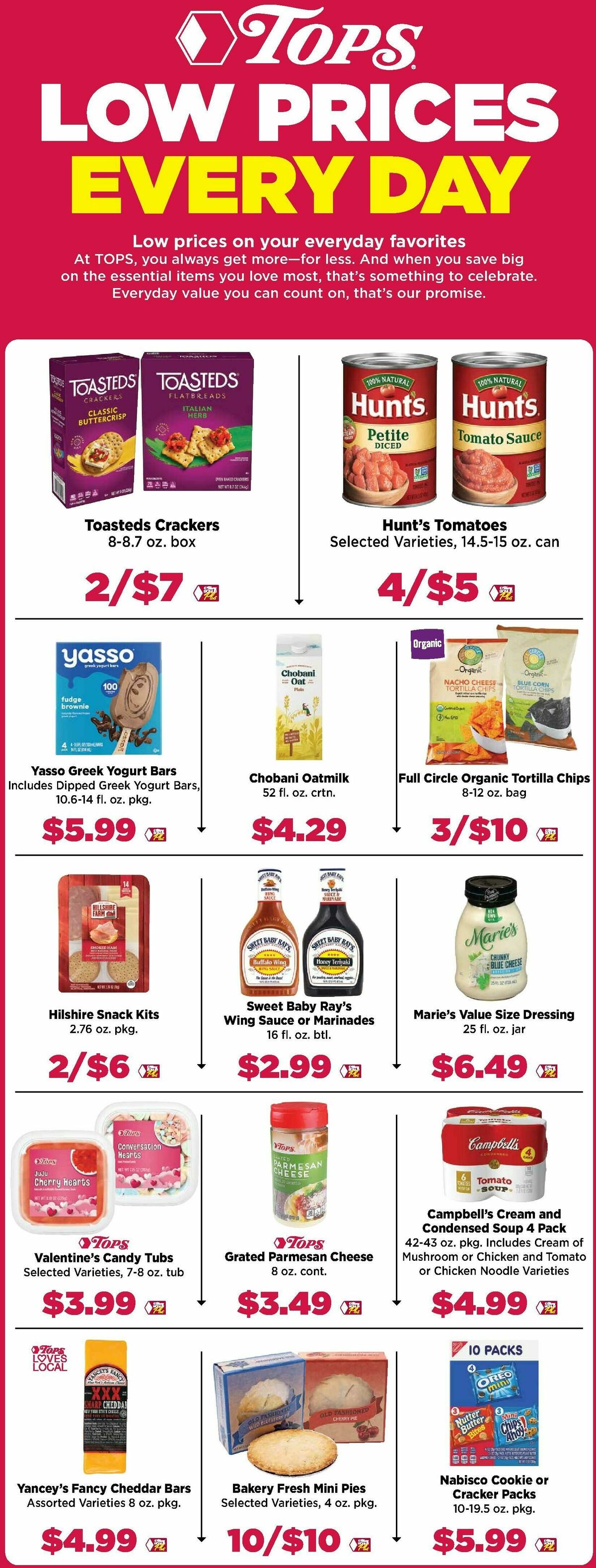 Tops Friendly Markets Weekly Ad from January 25