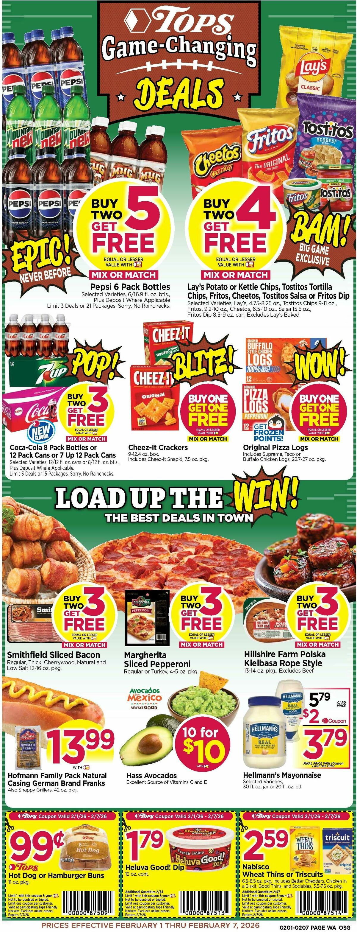 Tops Friendly Markets Weekly Ad from February 1