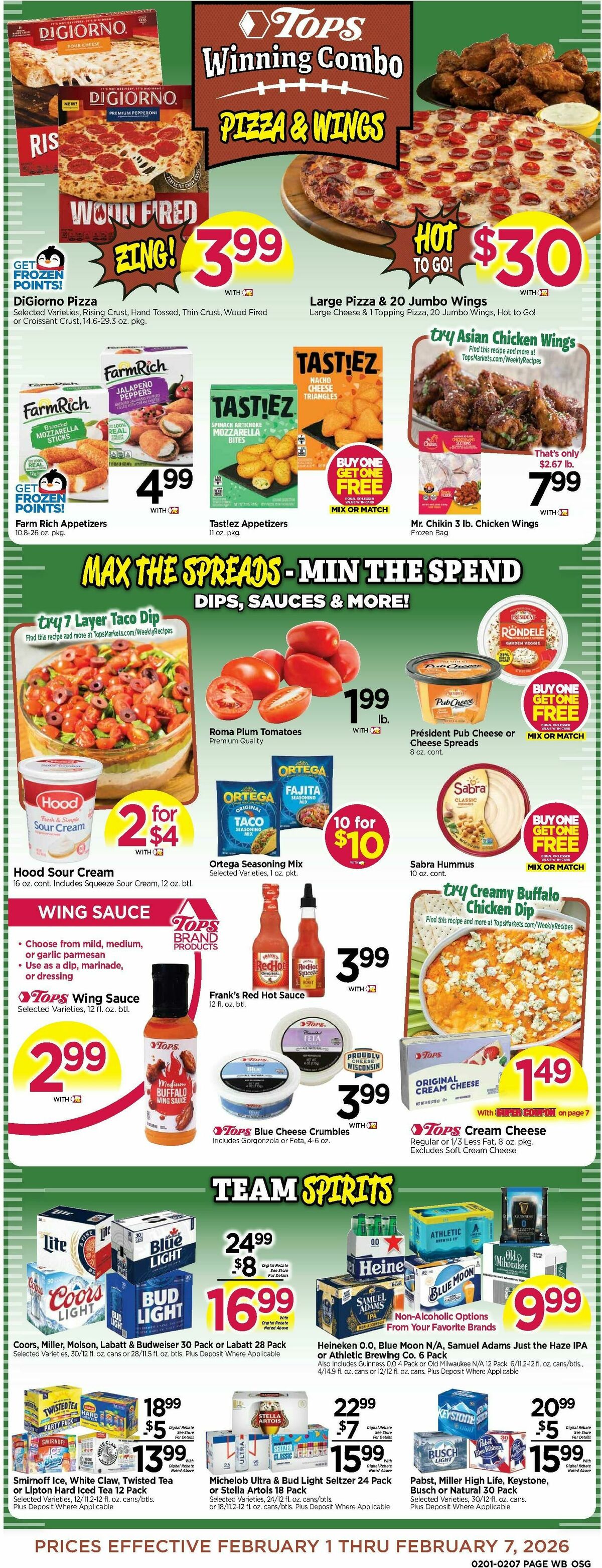 Tops Friendly Markets Weekly Ad from February 1