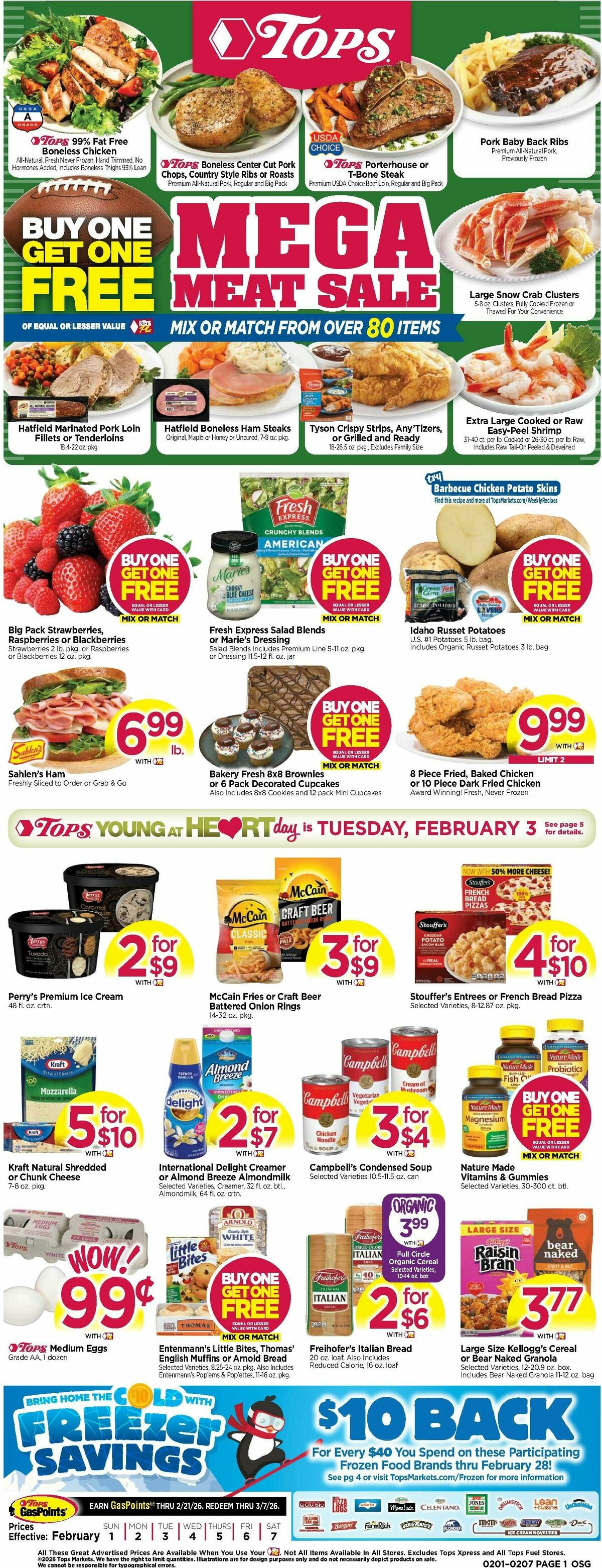 Tops Friendly Markets Weekly Ad from February 1