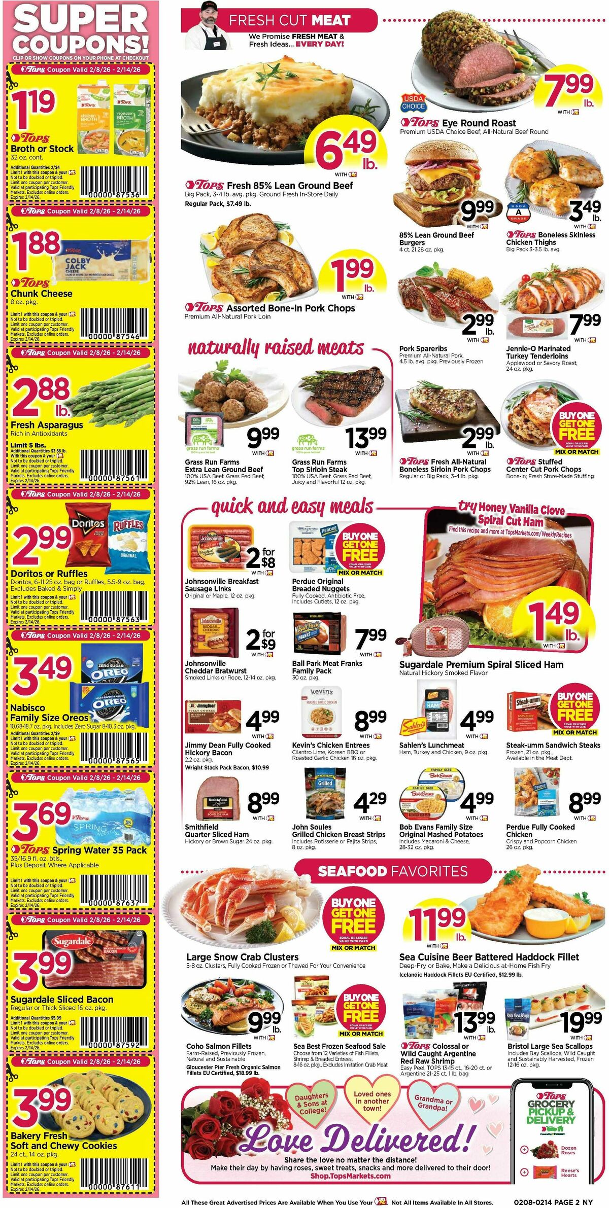 Tops Friendly Markets Weekly Ad from February 8