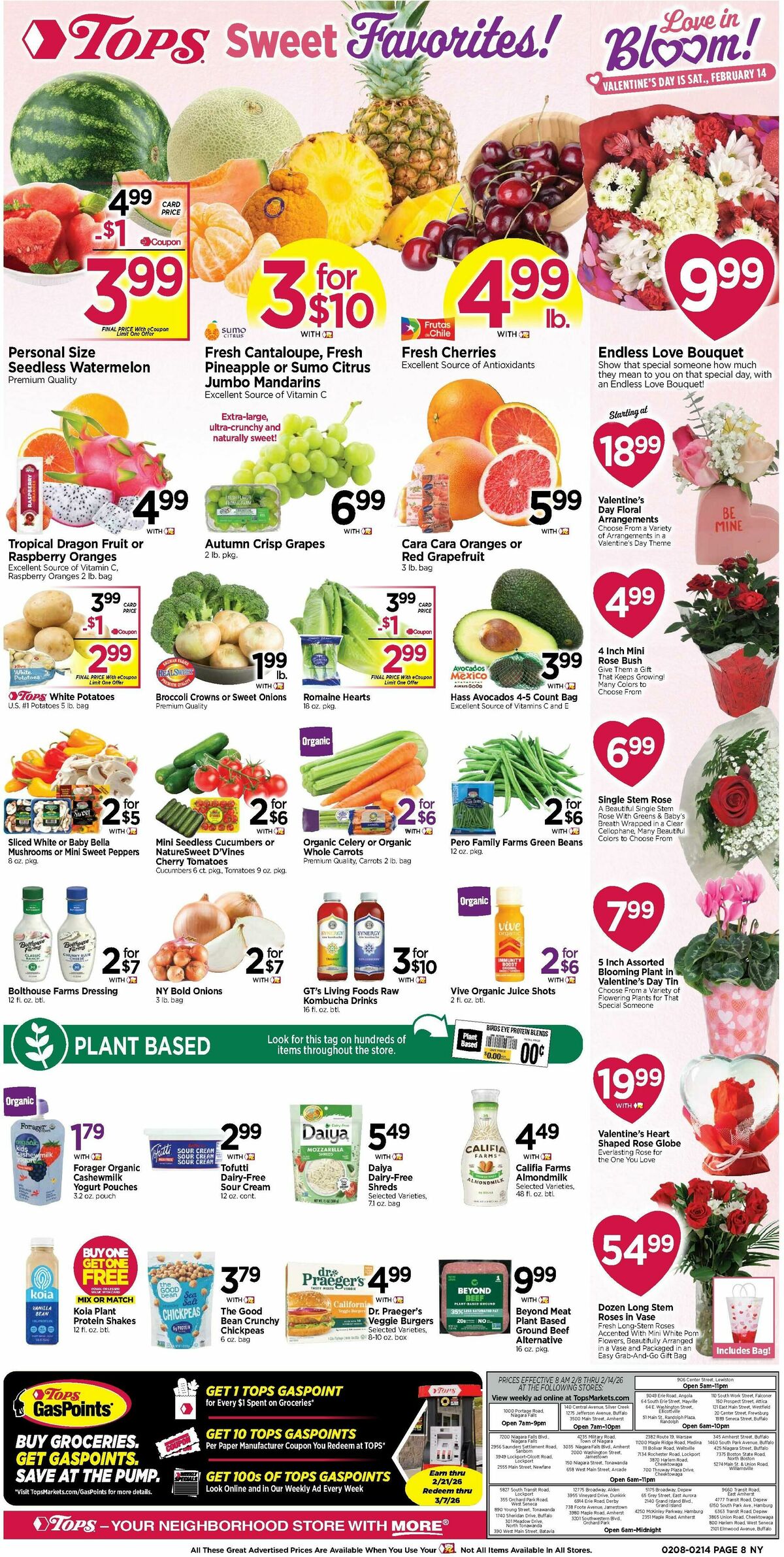 Tops Friendly Markets Weekly Ad from February 8