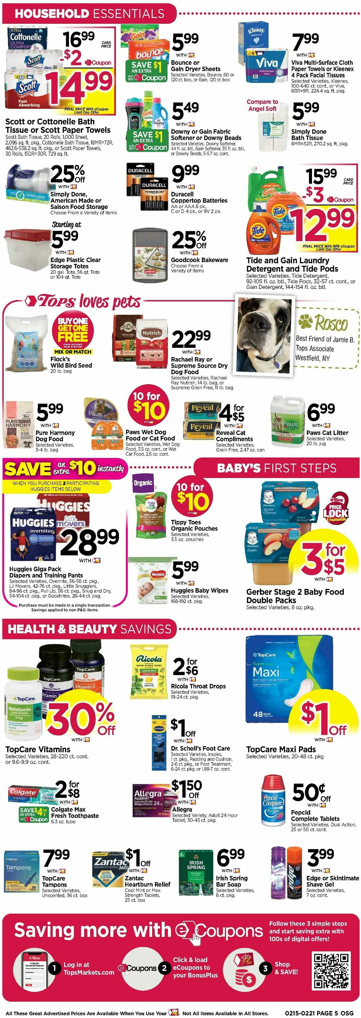 Tops Friendly Markets Weekly Ad from February 15