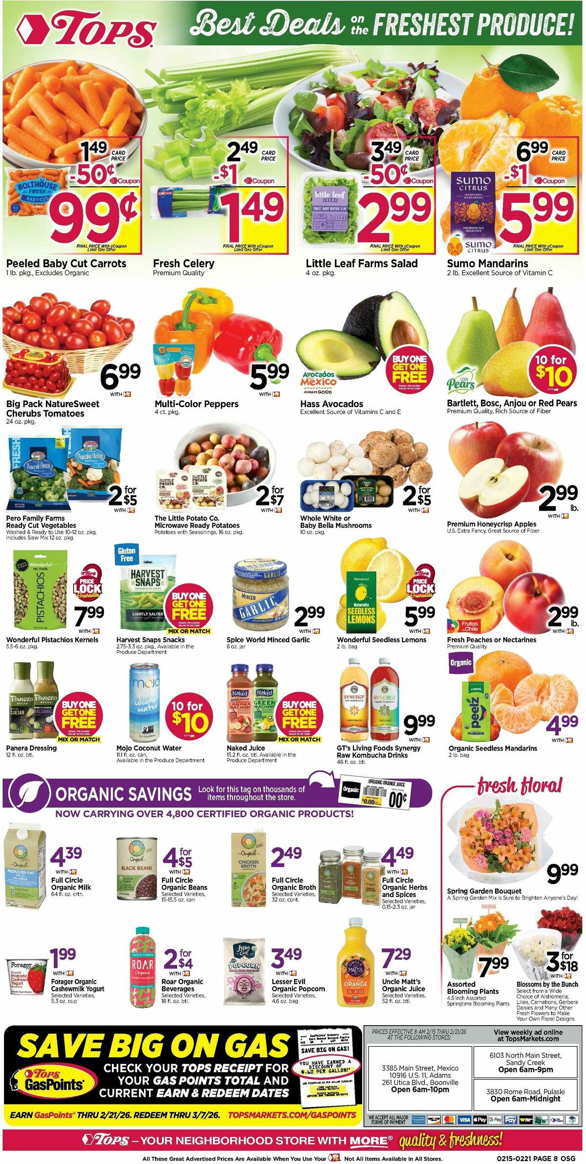 Tops Friendly Markets Weekly Ad from February 15