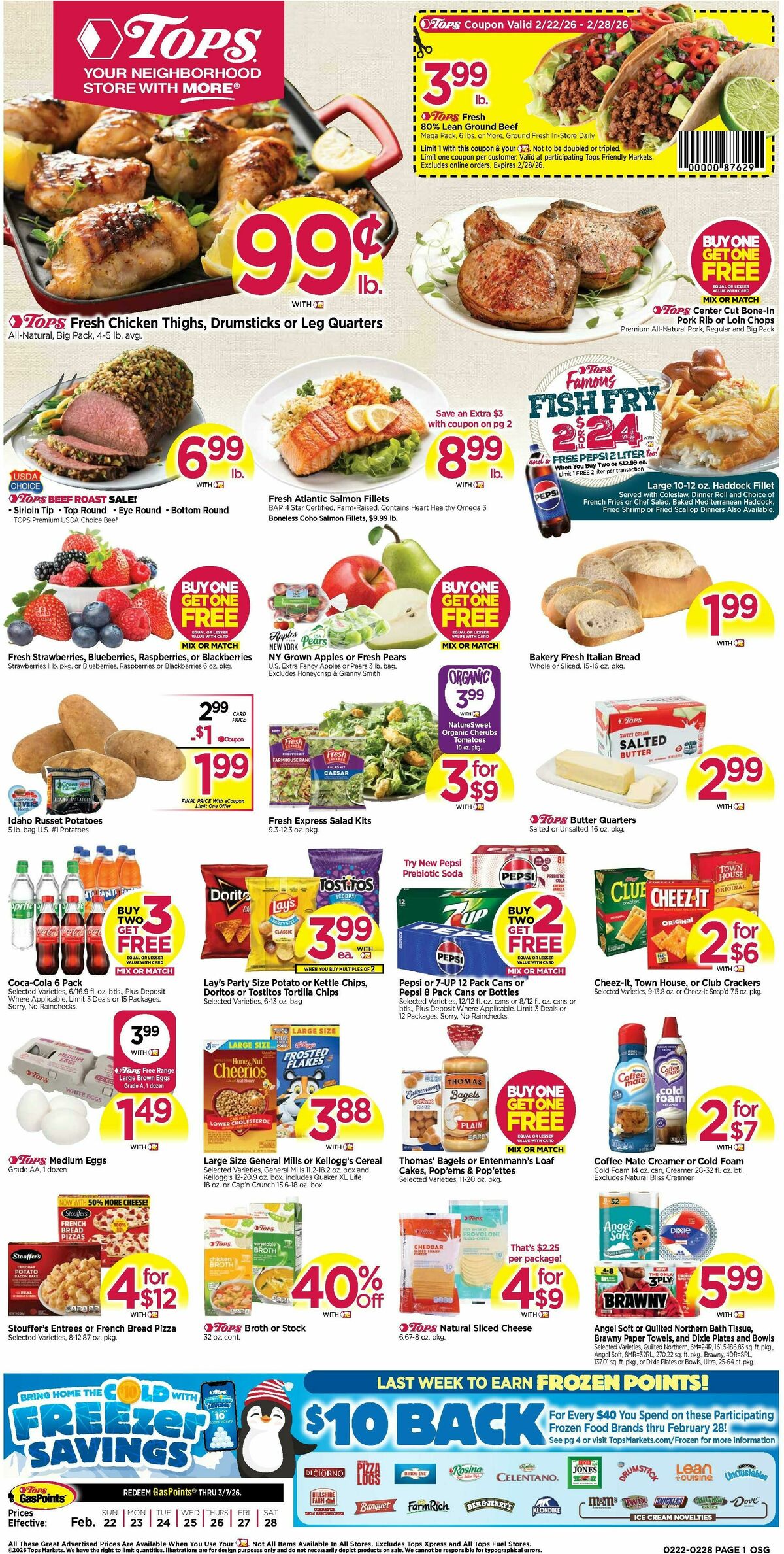 Tops Friendly Markets Weekly Ad from February 22