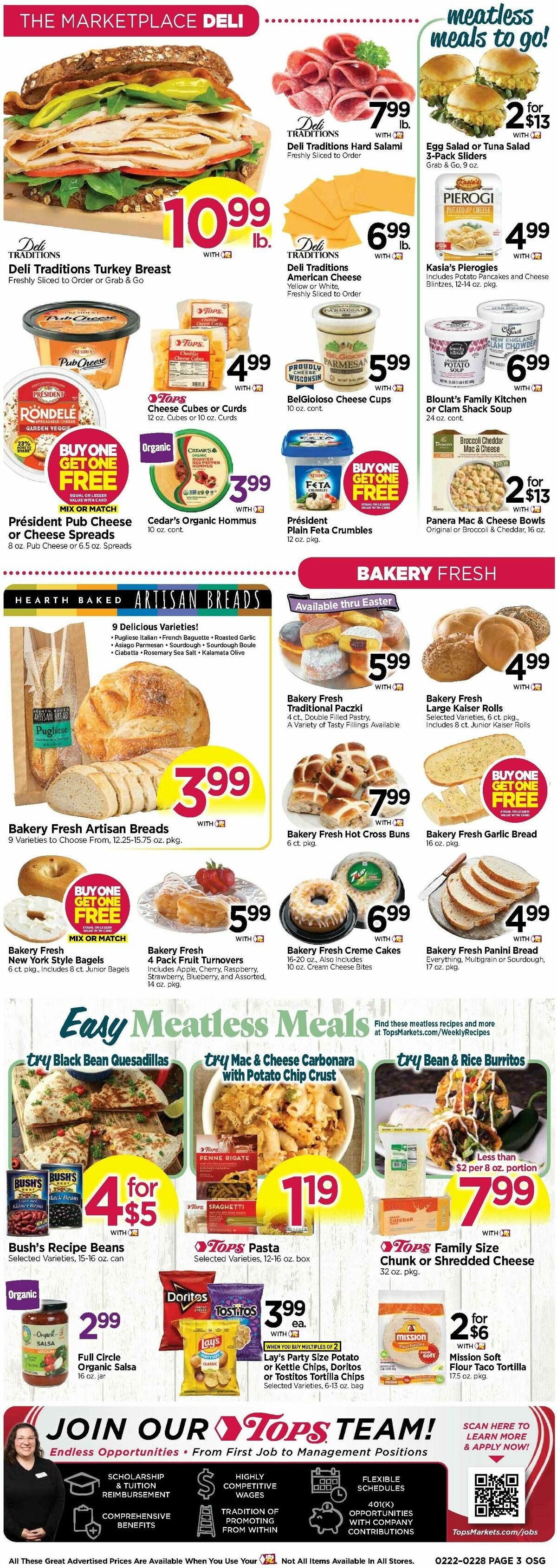 Tops Friendly Markets Weekly Ad from February 22