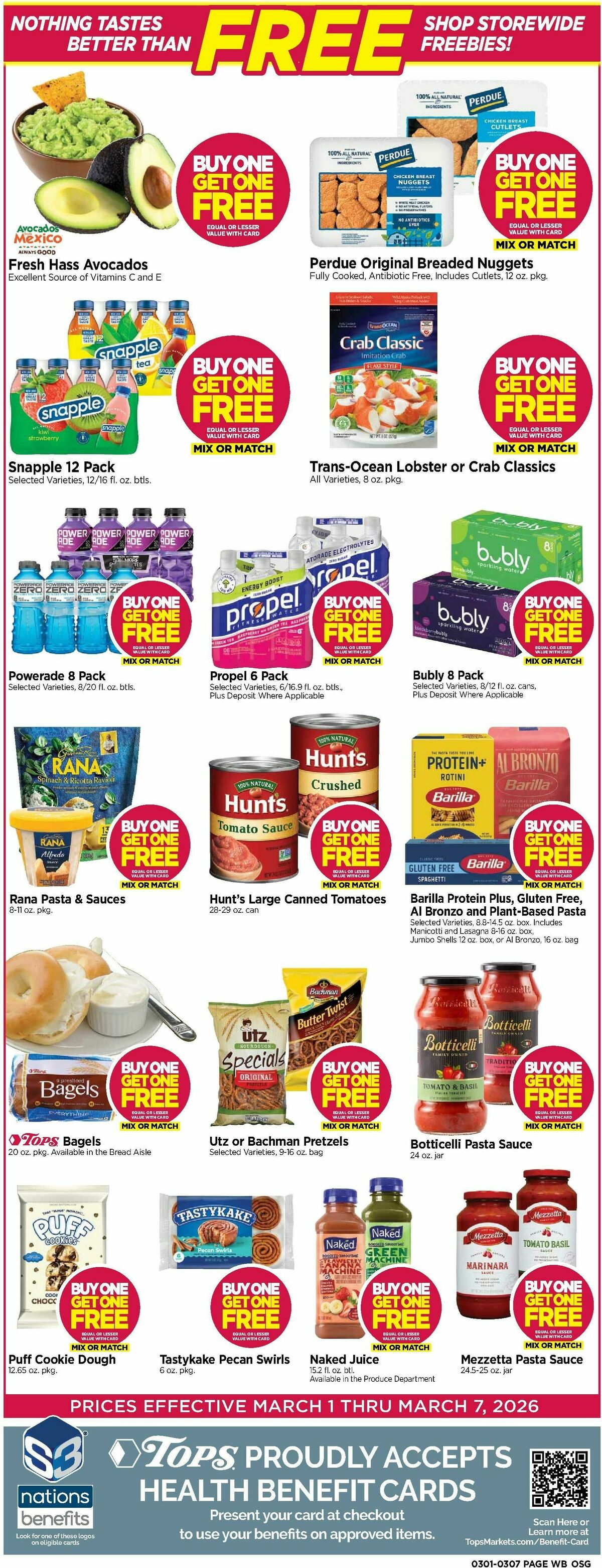 Tops Friendly Markets Weekly Ad from March 1