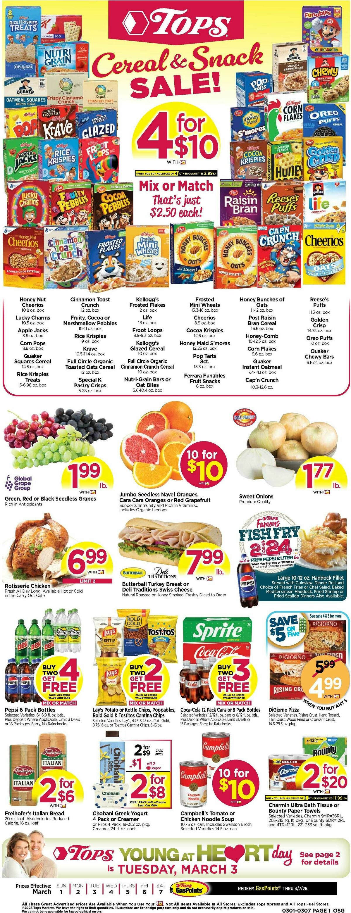 Tops Friendly Markets Weekly Ad from March 1