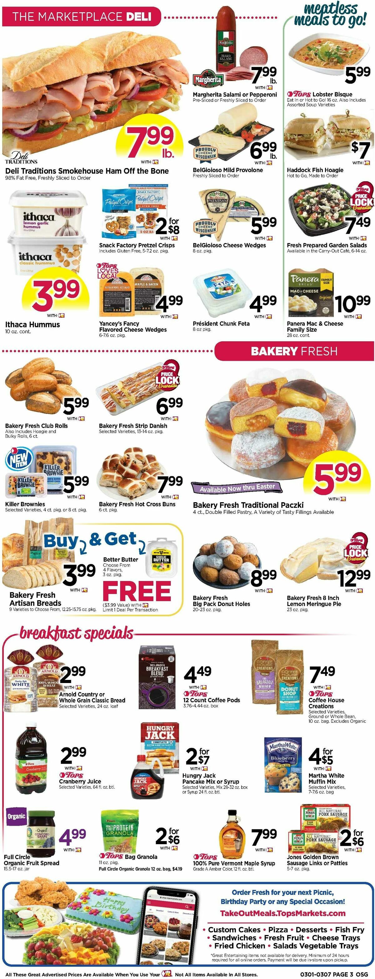 Tops Friendly Markets Weekly Ad from March 1