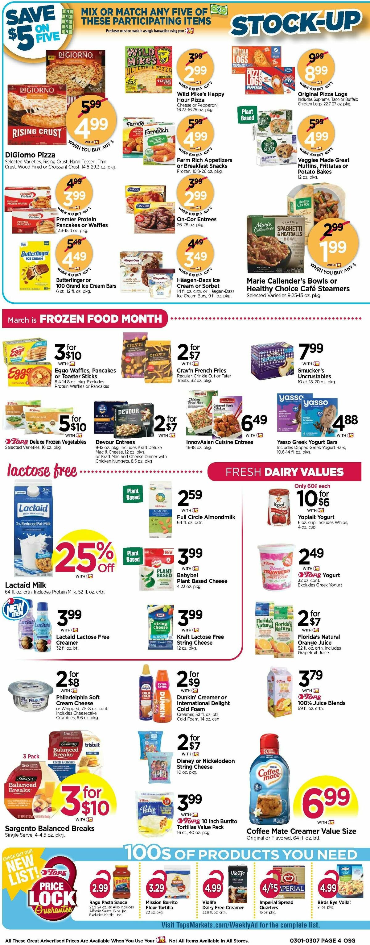 Tops Friendly Markets Weekly Ad from March 1