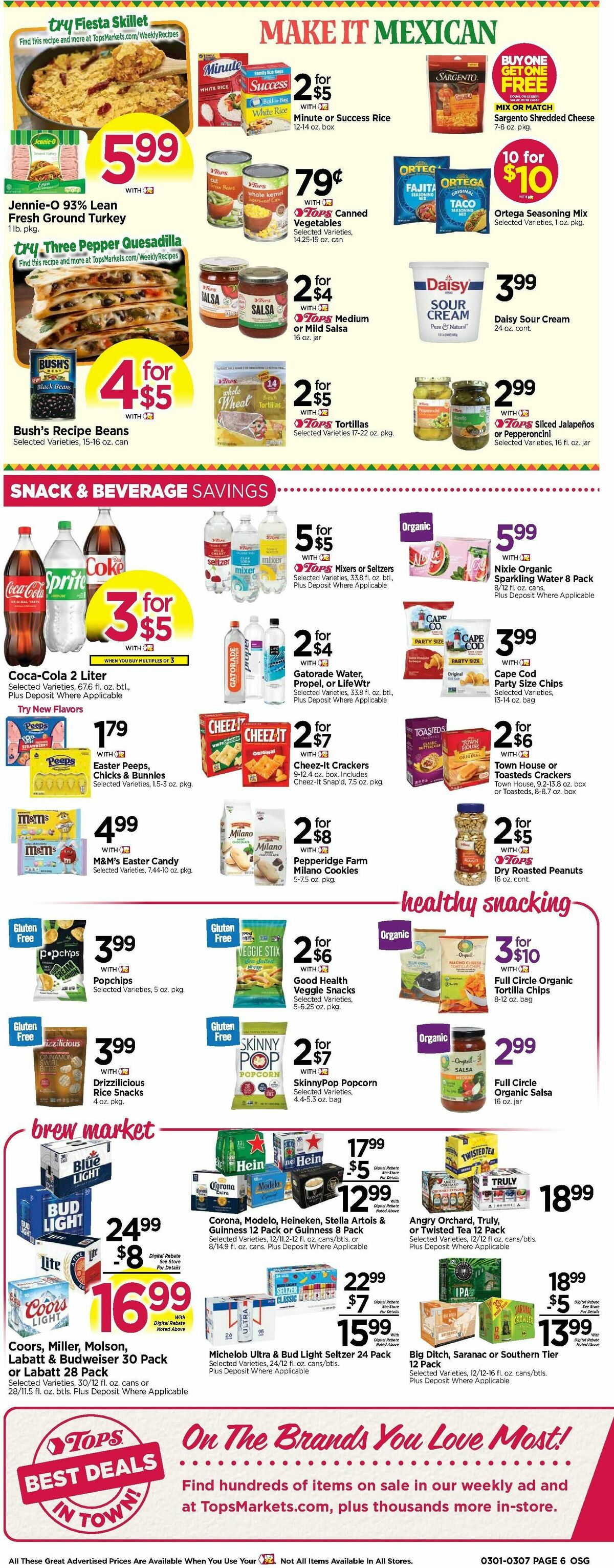 Tops Friendly Markets Weekly Ad from March 1