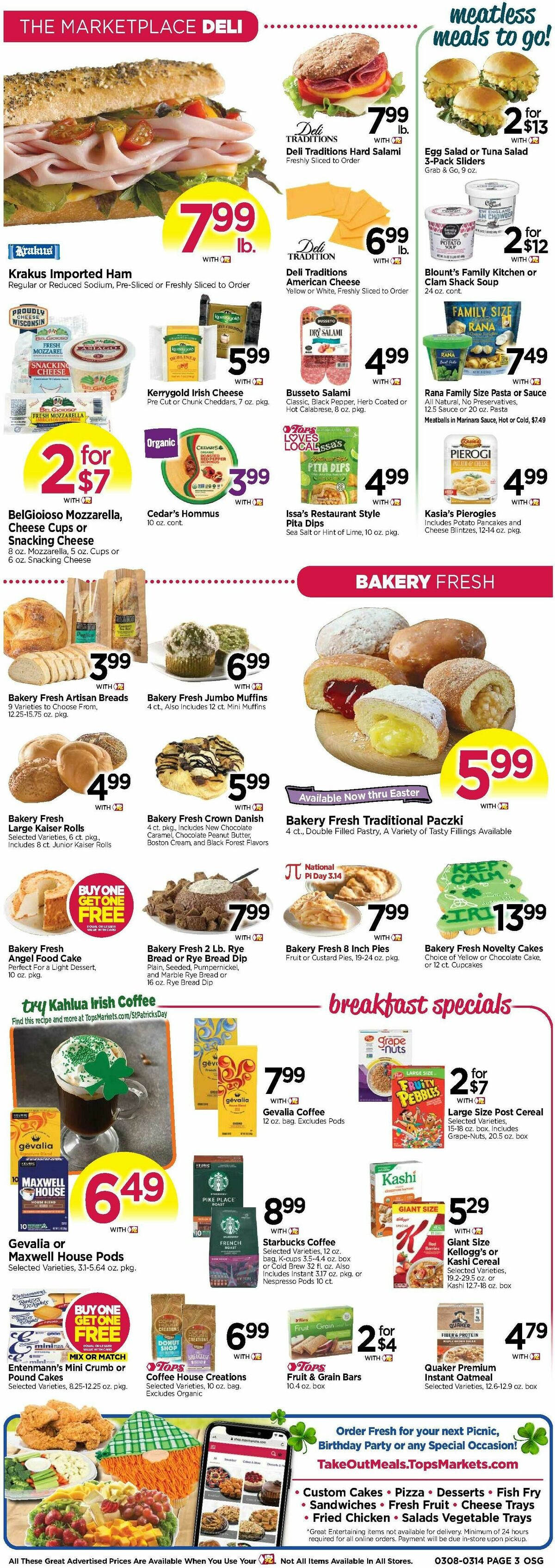 Tops Friendly Markets Weekly Ad from March 8