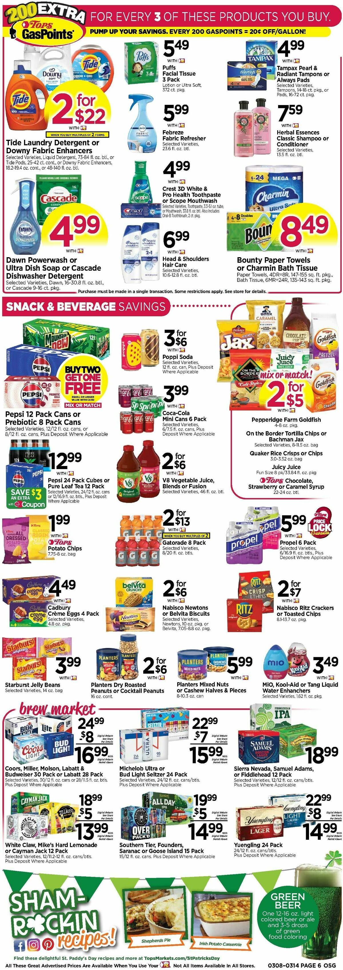 Tops Friendly Markets Weekly Ad from March 8