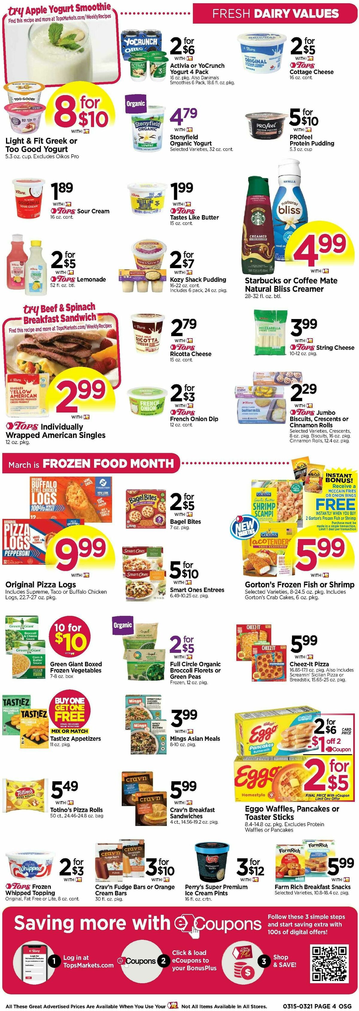 Tops Friendly Markets Weekly Ad from March 15