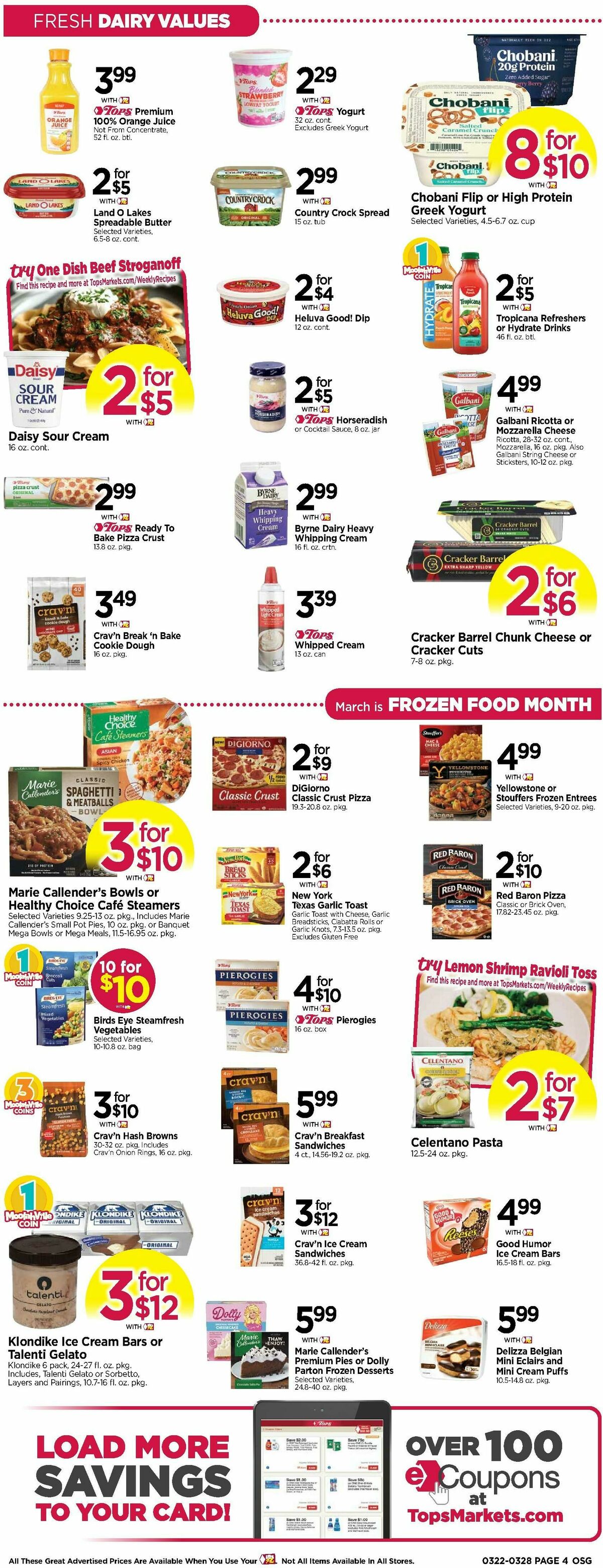 Tops Friendly Markets Weekly Ad from March 22