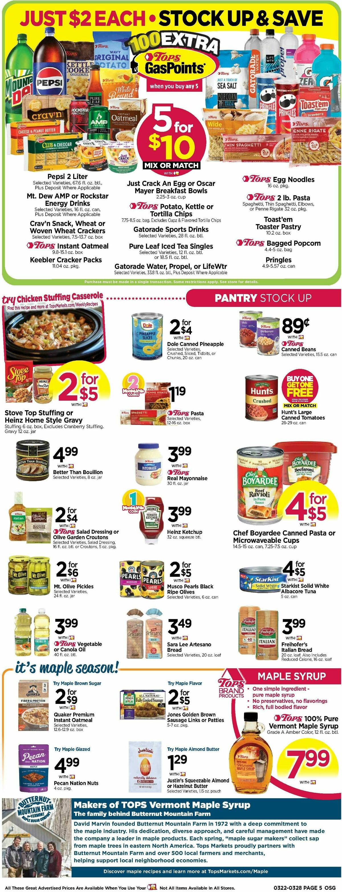 Tops Friendly Markets Weekly Ad from March 22