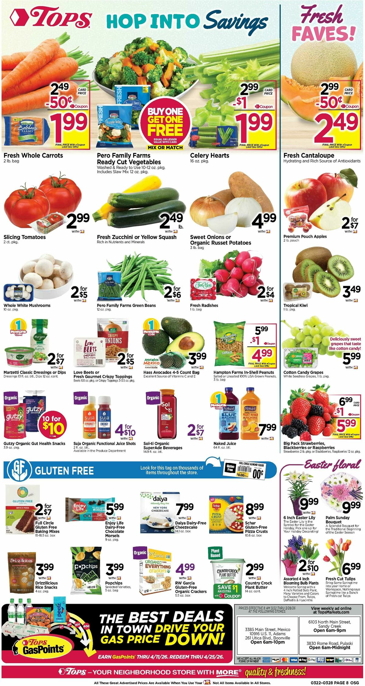 Tops Friendly Markets Weekly Ad from March 22