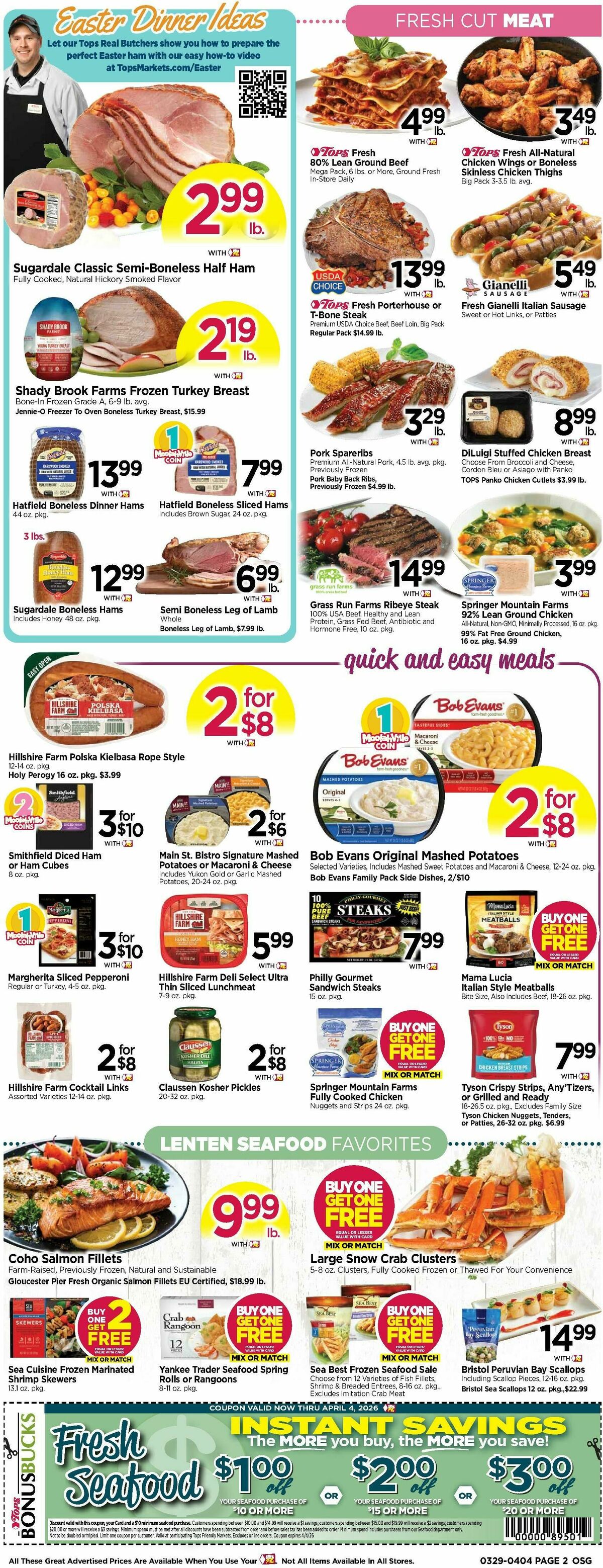 Tops Friendly Markets Weekly Ad from March 29
