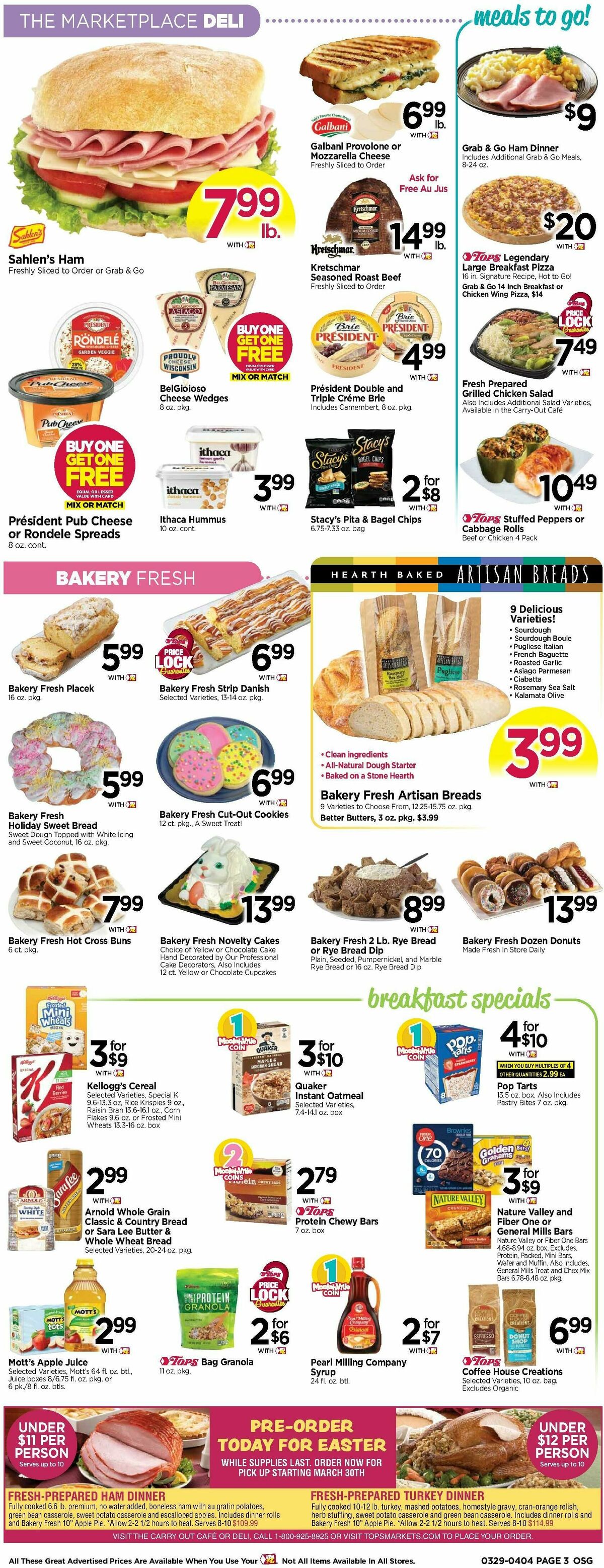 Tops Friendly Markets Weekly Ad from March 29