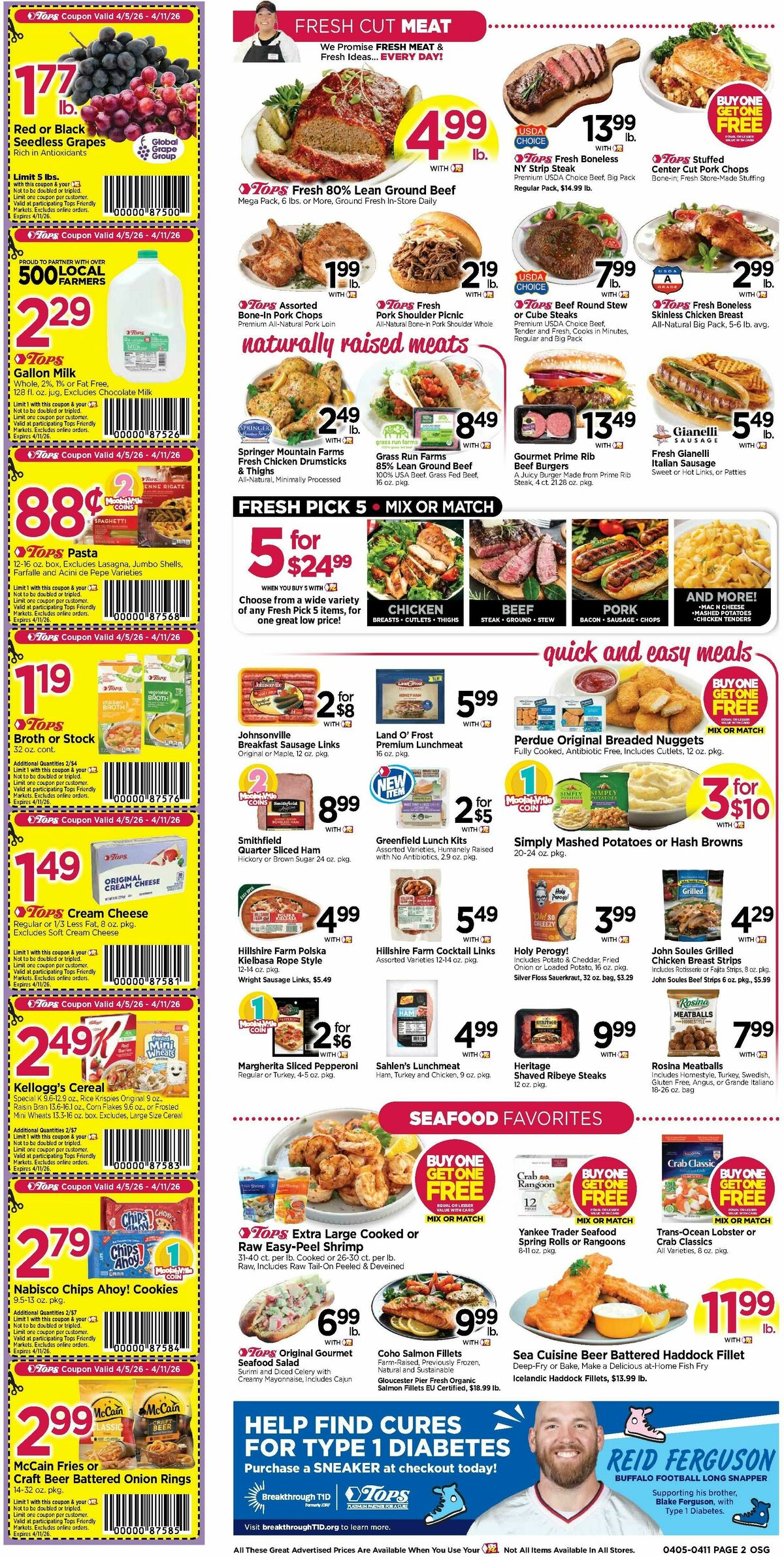 Tops Friendly Markets Weekly Ad from April 5