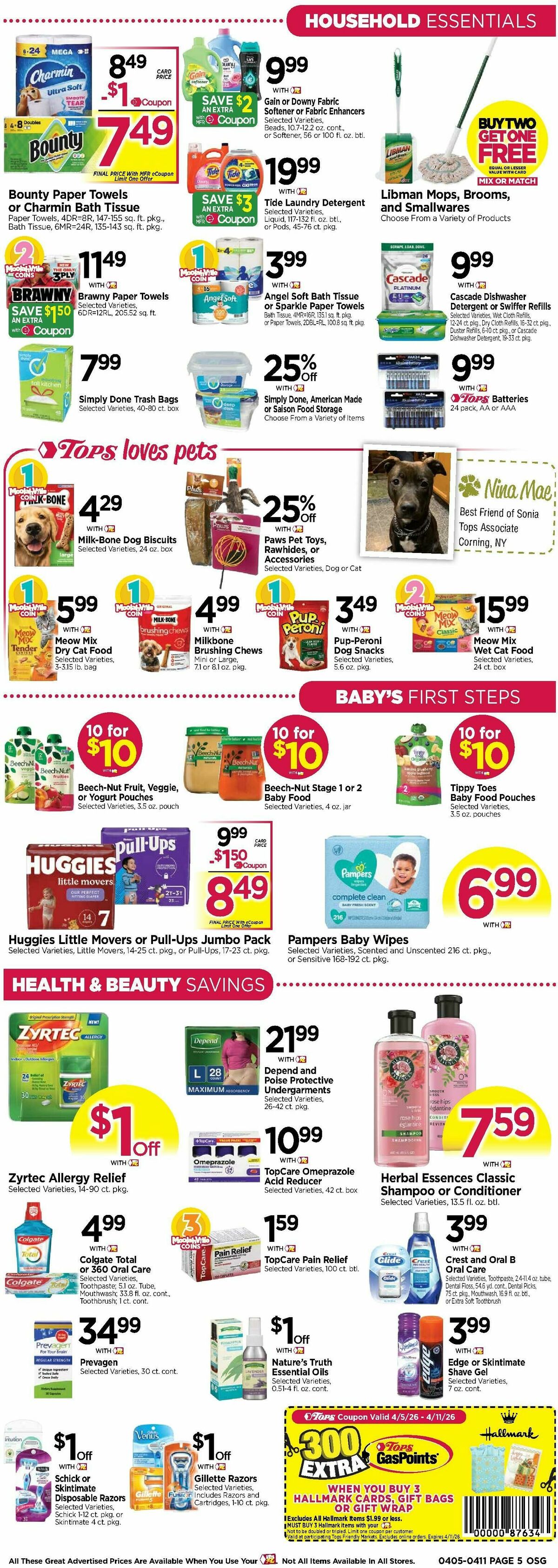Tops Friendly Markets Weekly Ad from April 5