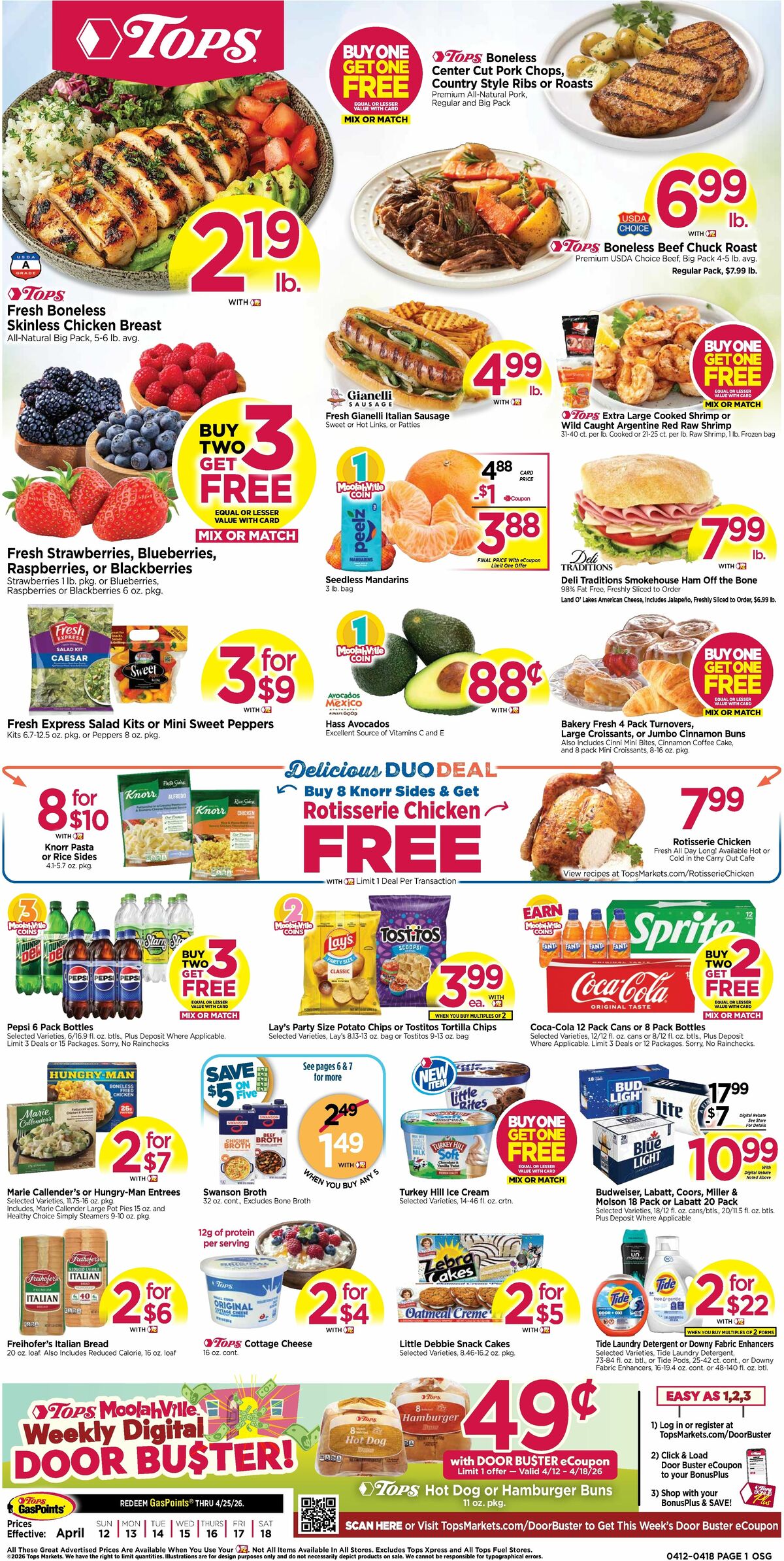 Tops Friendly Markets Weekly Ad from April 12