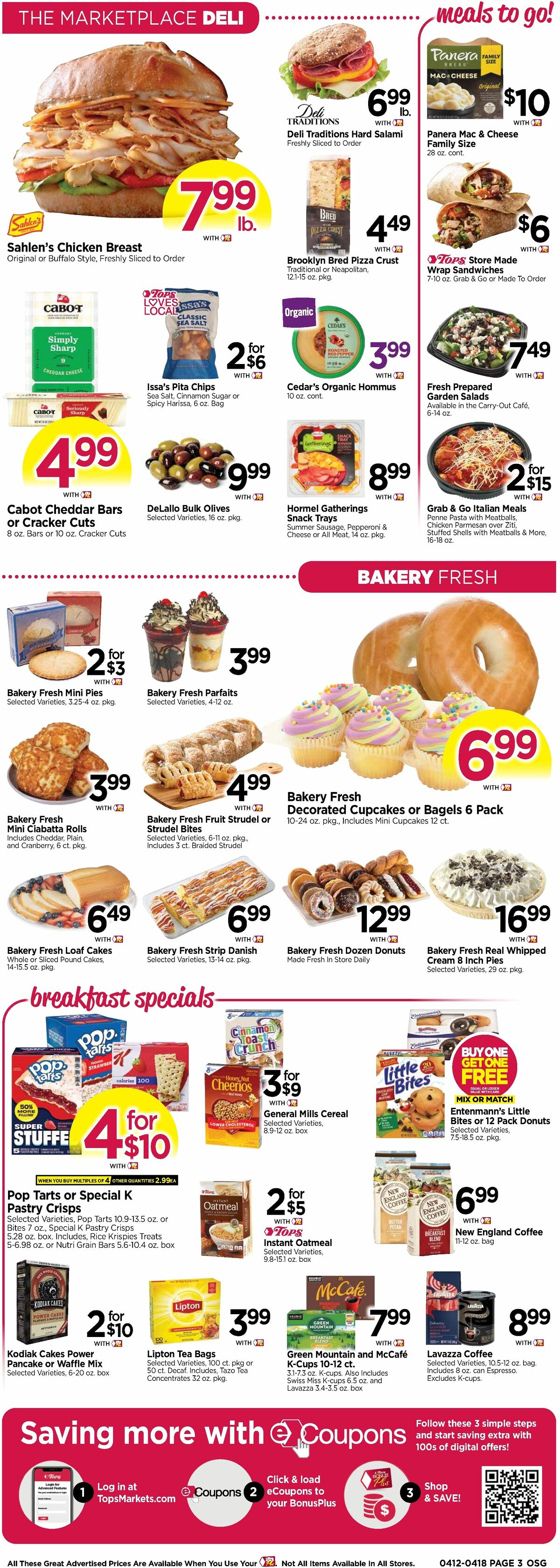 Tops Friendly Markets Weekly Ad from April 12
