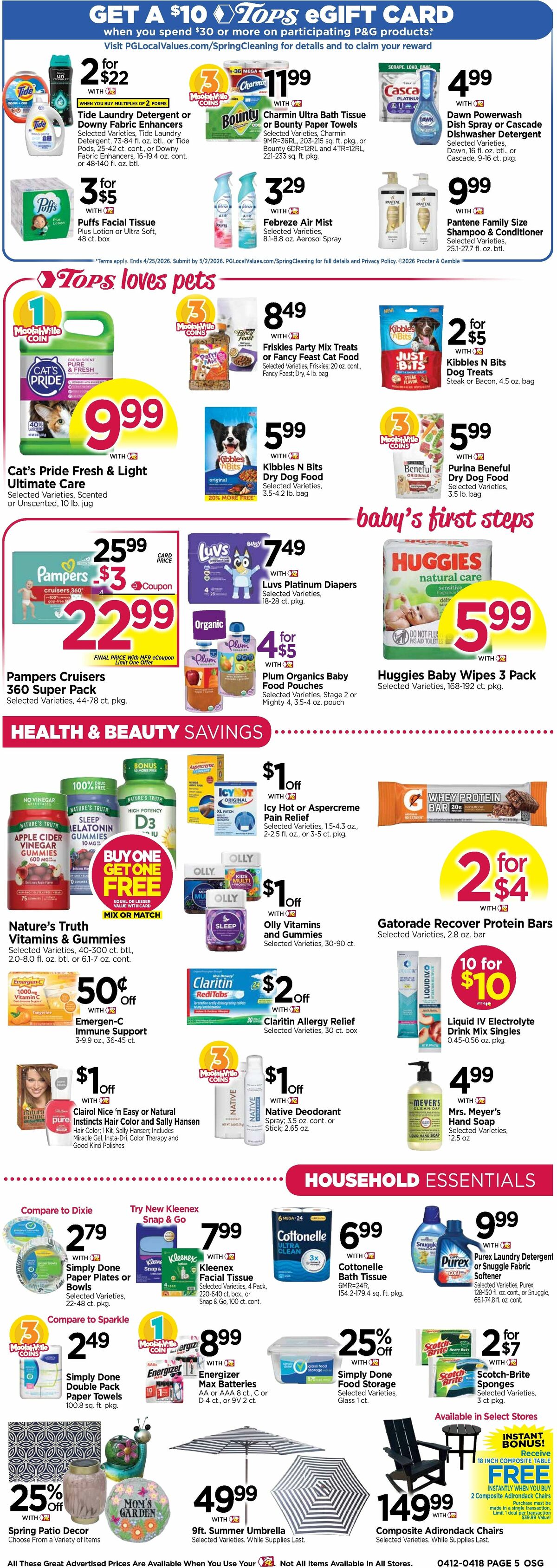 Tops Friendly Markets Weekly Ad from April 12