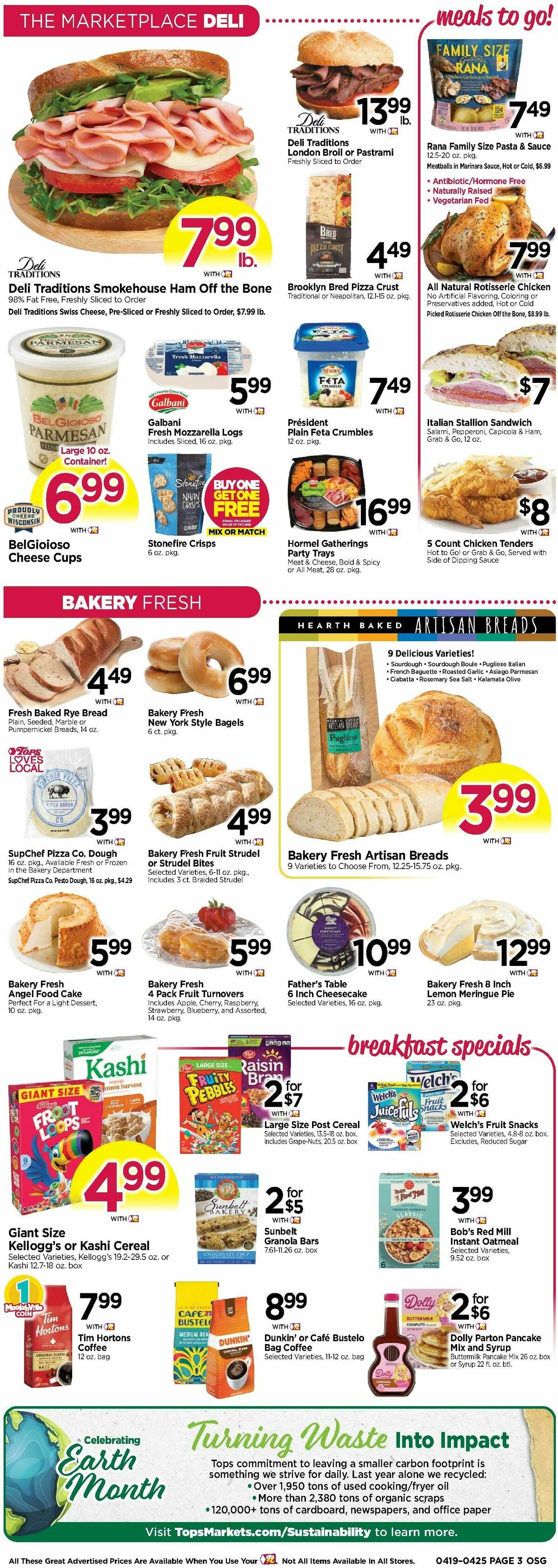 Tops Friendly Markets Weekly Ad from April 19