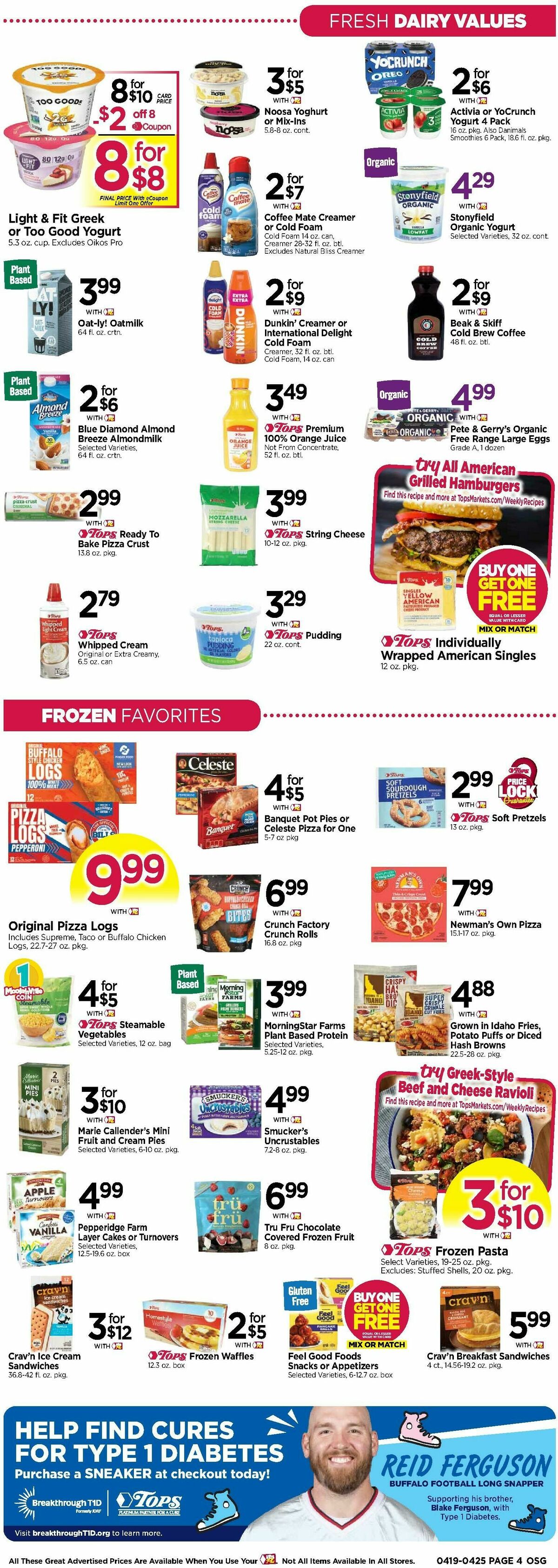 Tops Friendly Markets Weekly Ad from April 19