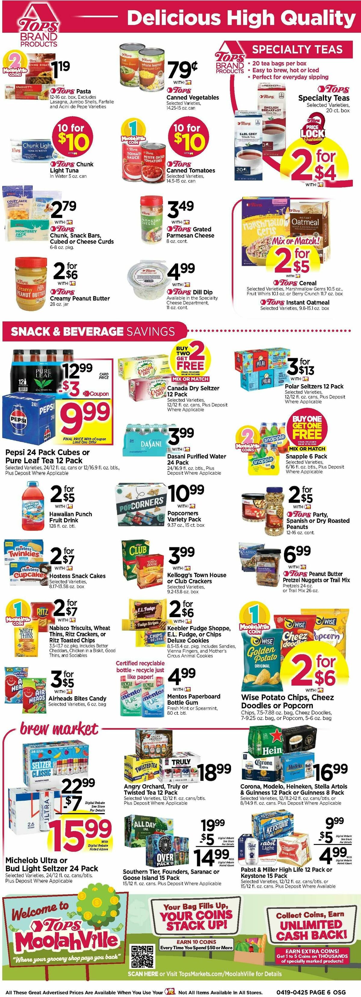 Tops Friendly Markets Weekly Ad from April 19