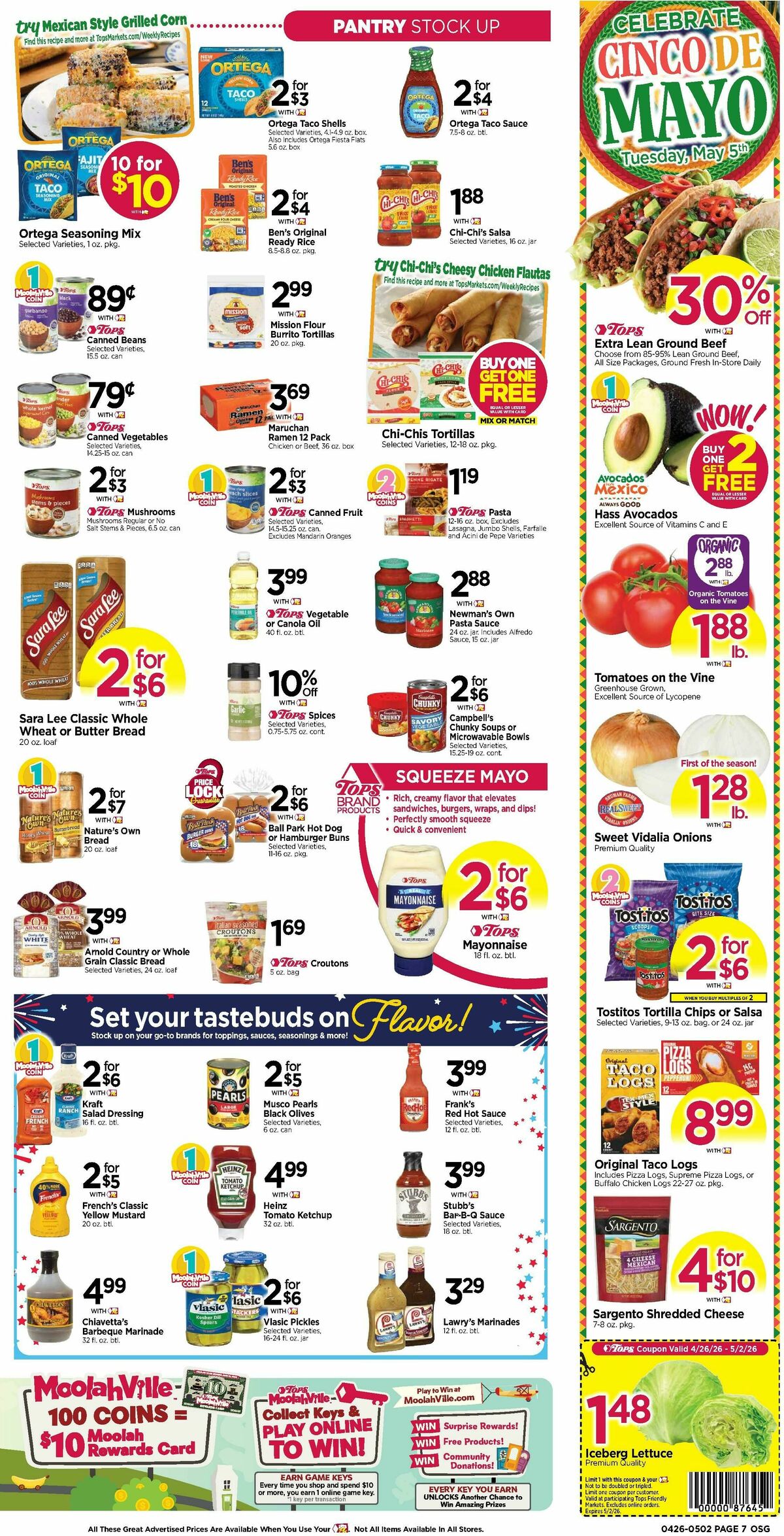 Tops Friendly Markets Weekly Ad from April 26