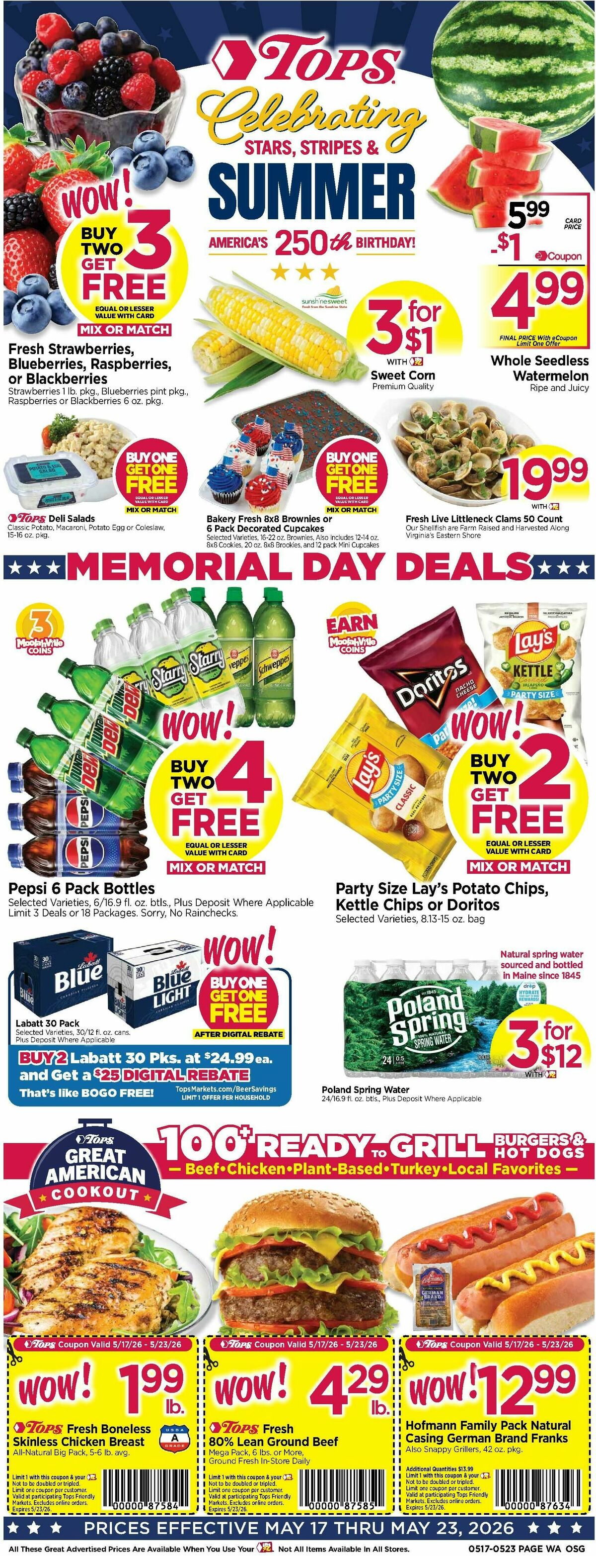 Tops Friendly Markets Weekly Ad from May 17