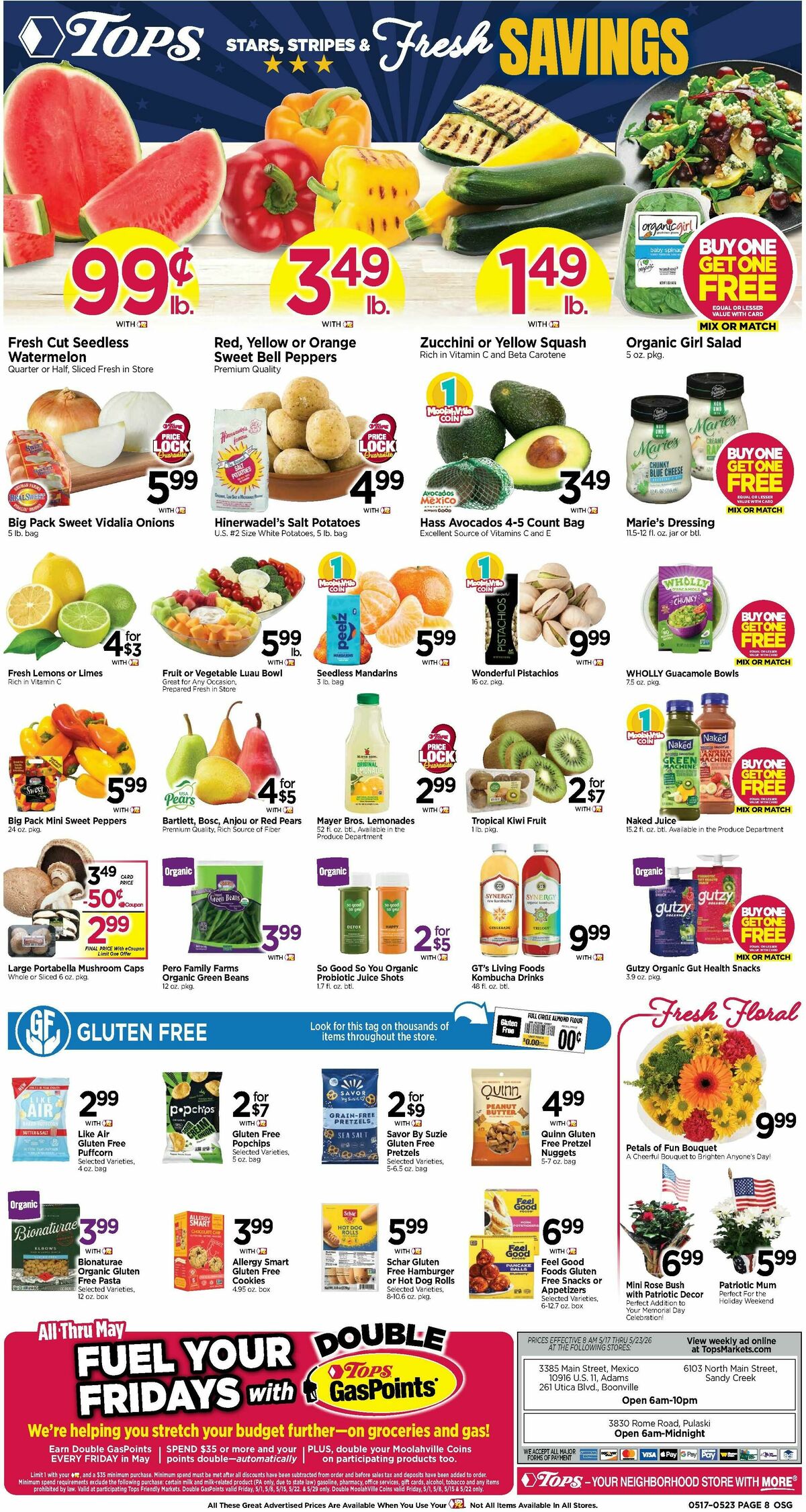 Tops Friendly Markets Weekly Ad from May 17