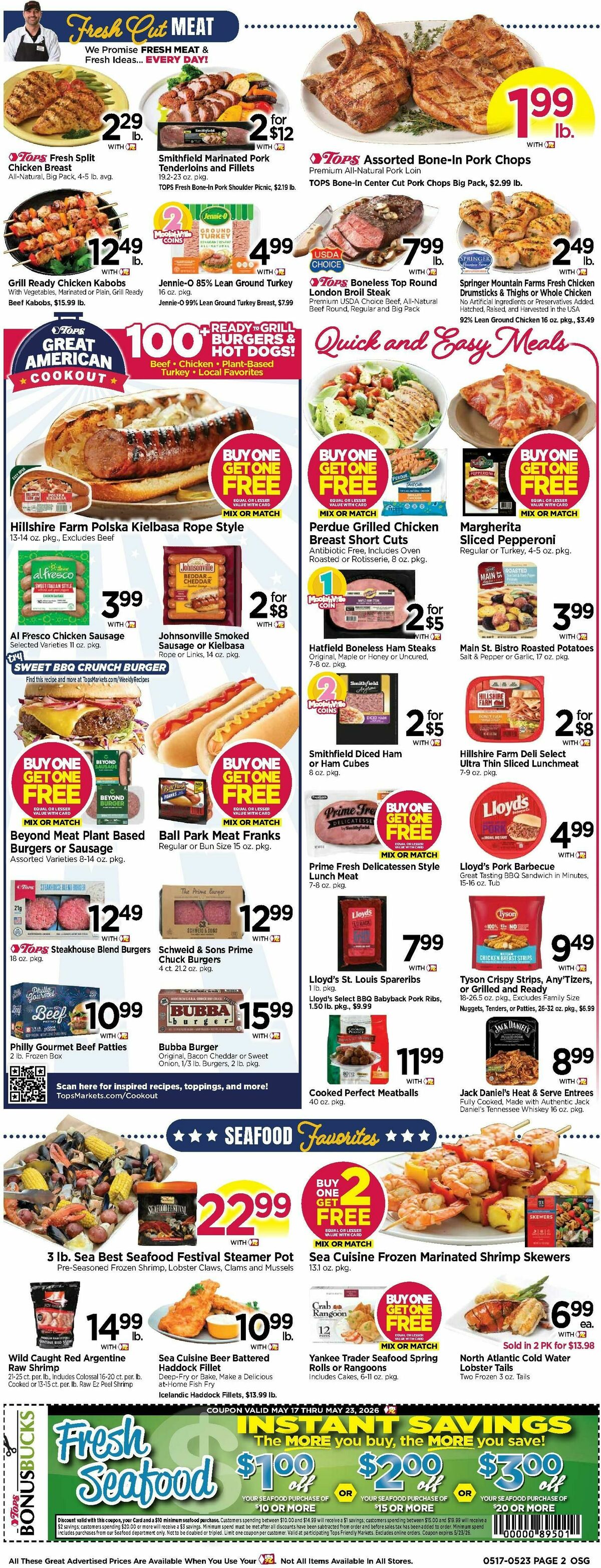 Tops Friendly Markets Weekly Ad from May 17