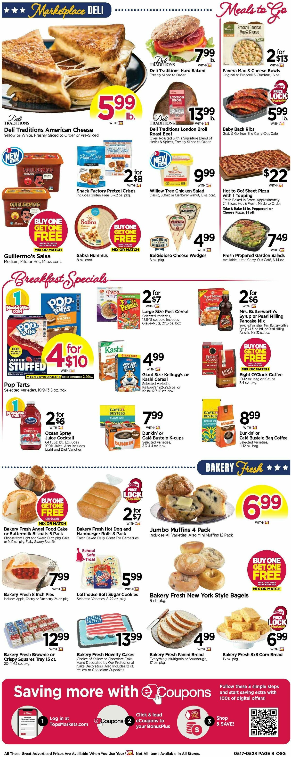 Tops Friendly Markets Weekly Ad from May 17