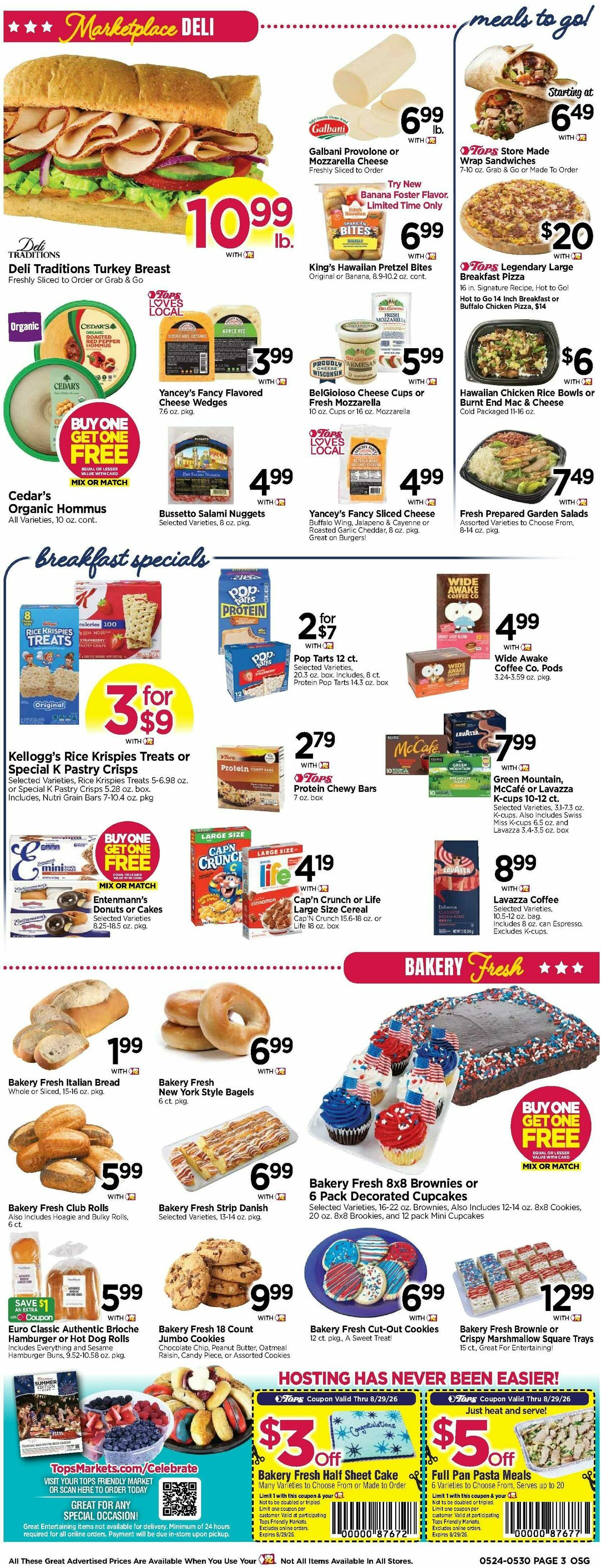 Tops Friendly Markets Weekly Ad from May 24