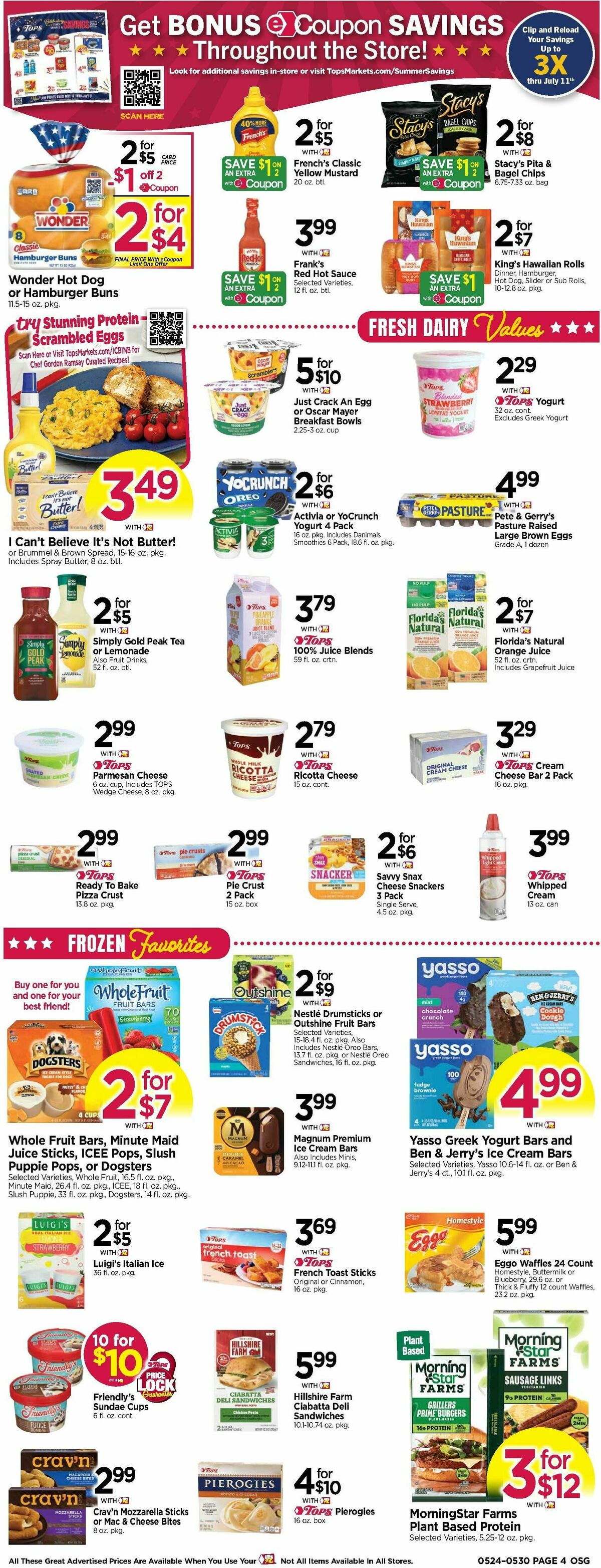 Tops Friendly Markets Weekly Ad from May 24