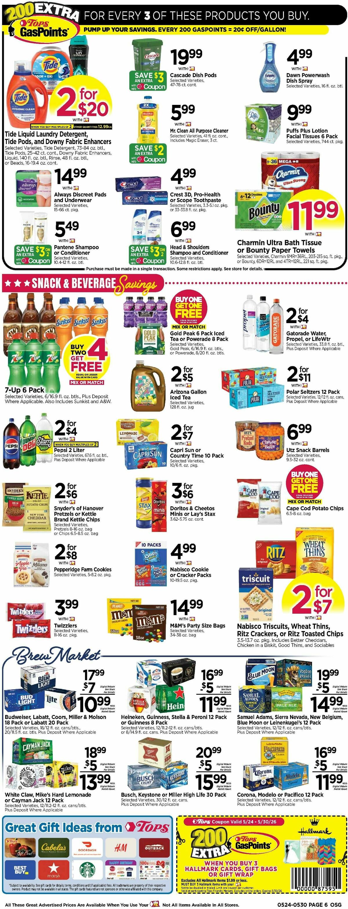 Tops Friendly Markets Weekly Ad from May 24