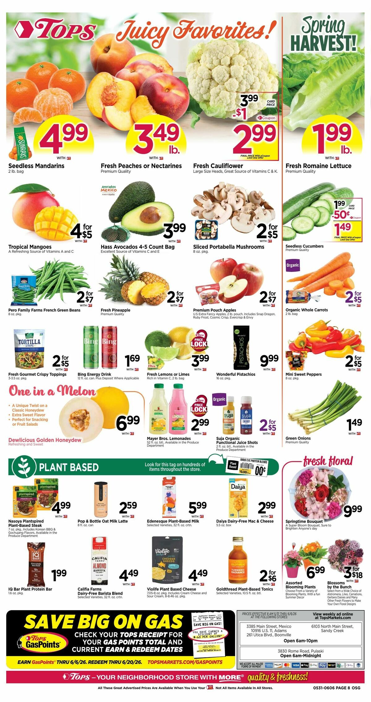 Tops Friendly Markets Weekly Ad from May 31