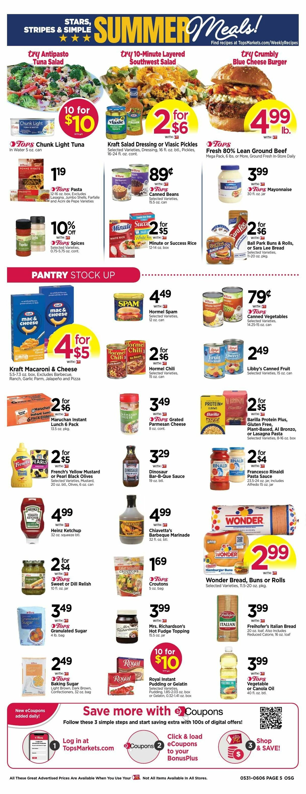 Tops Friendly Markets Weekly Ad from May 31