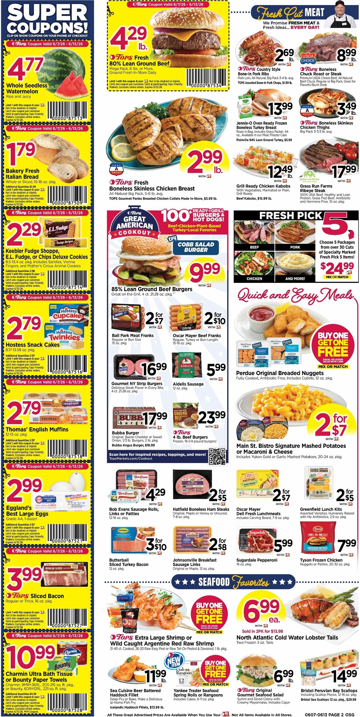 Tops Friendly Markets Weekly Ad from June 7