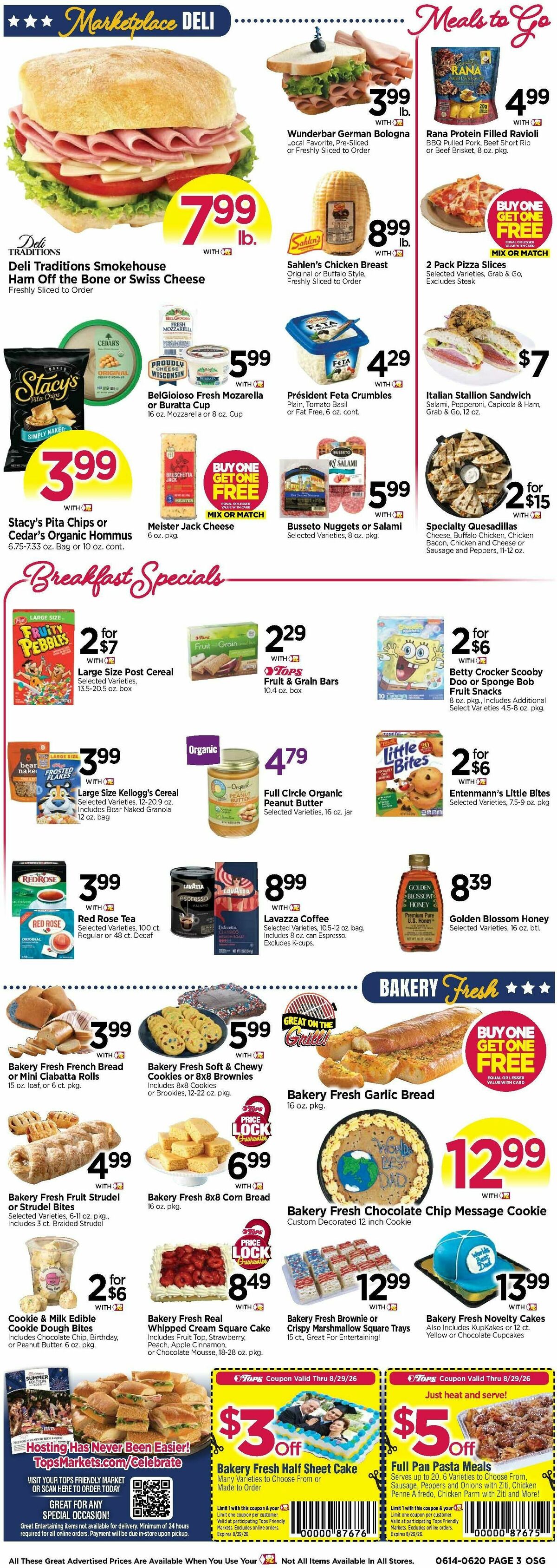Tops Friendly Markets Weekly Ad from June 14