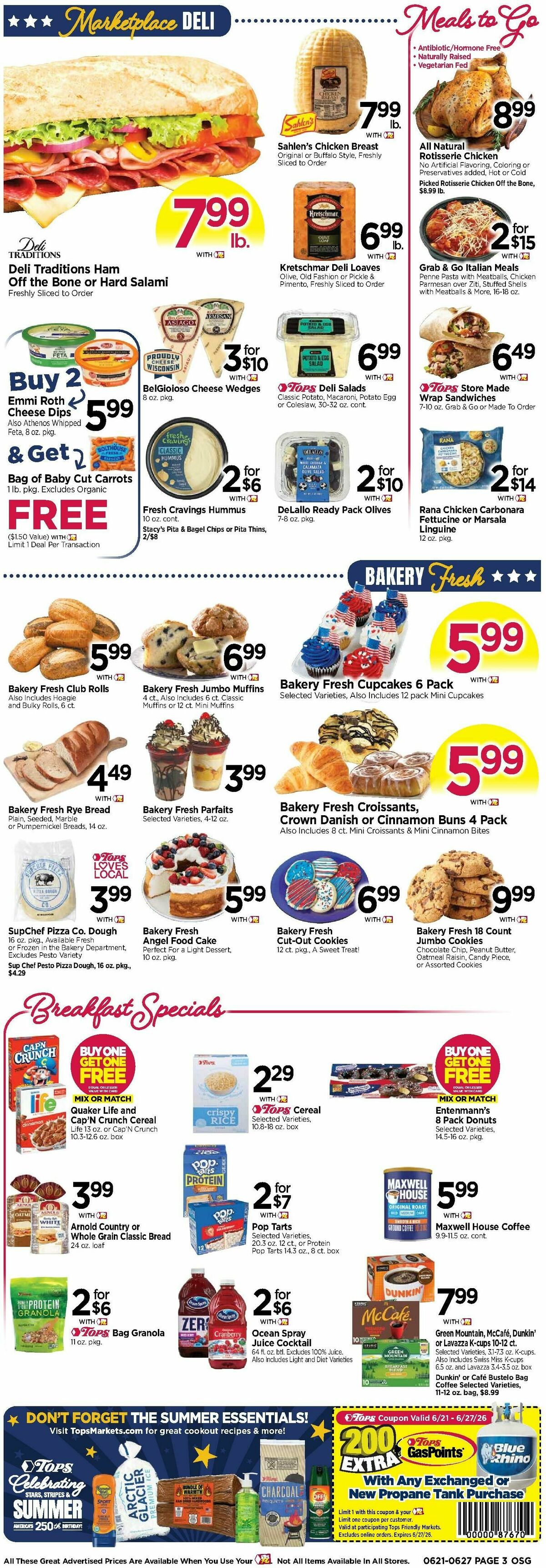 Tops Friendly Markets Weekly Ad from June 21